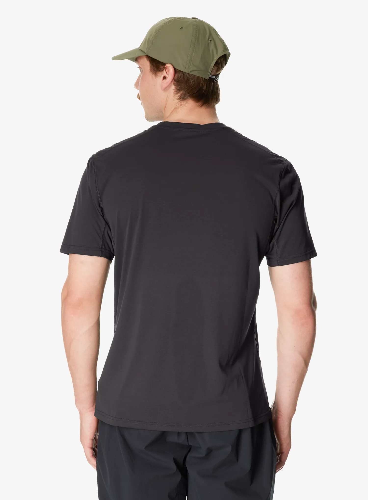Швидковисихаюча футболка Houdini Pace Air Message Tee - true black/houdini logo