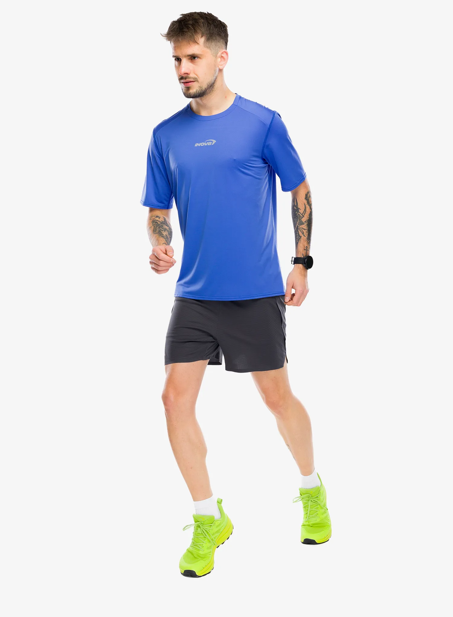 Швидковисихаюча футболка Inov-8 Airlite Short Sleeve T-Shirt - blue