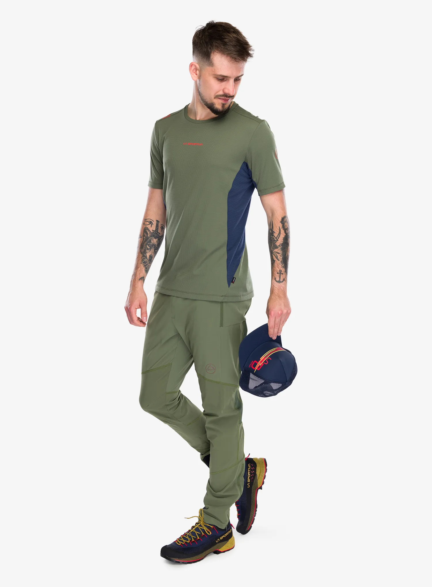 Швидковисихаюча футболка La Sportiva Traverse T-Shirt - cypress/night sky