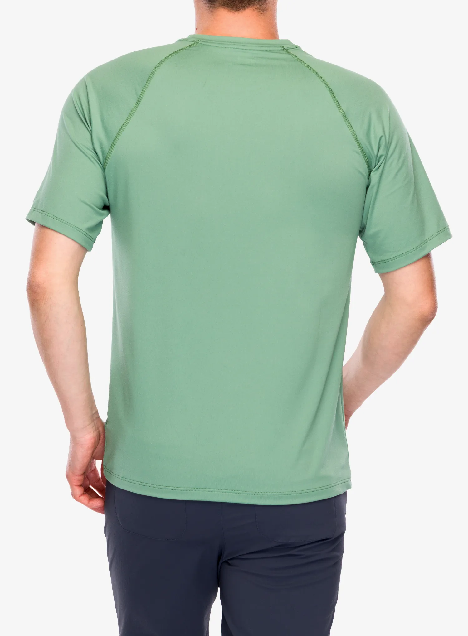 Швидковисихаюча футболка Marmot Windridge Graphic S/S - agate green