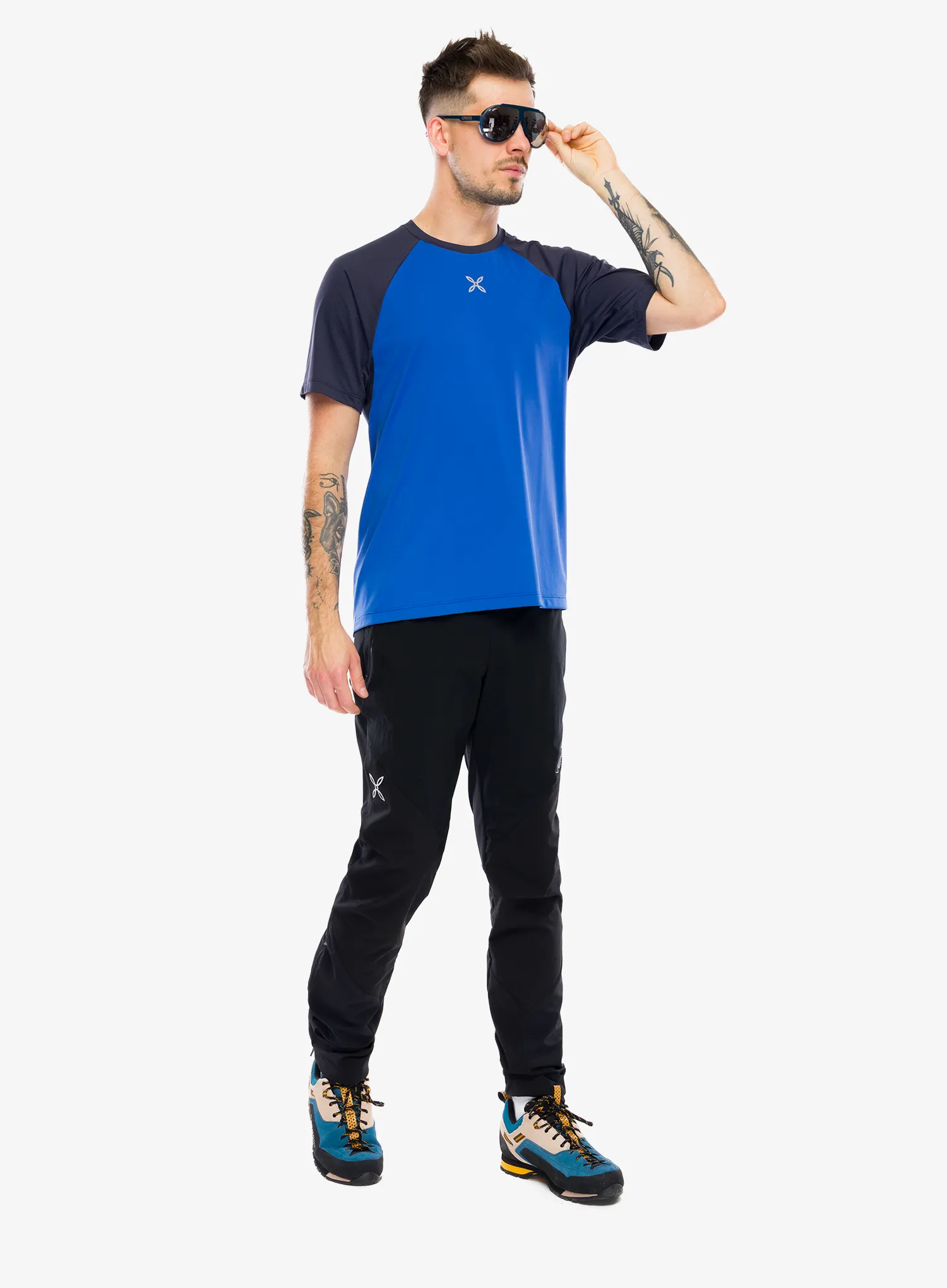 Швидковисихаюча футболка Montura Outdoor 3 T-Shirt - b.blue/graphite blue