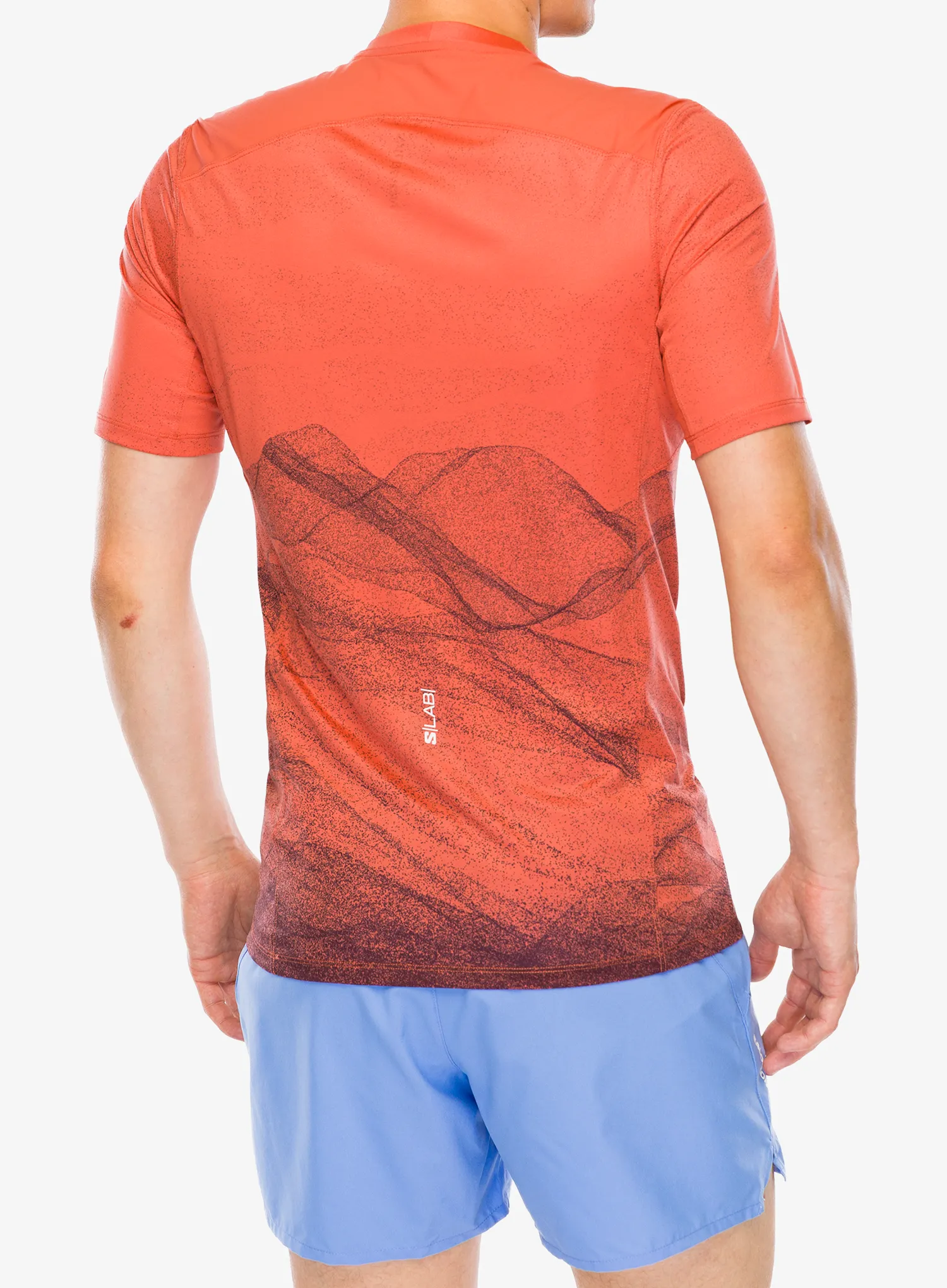 Швидковисихаюча футболка Salomon S/Lab Ultra Tee - burnt siege