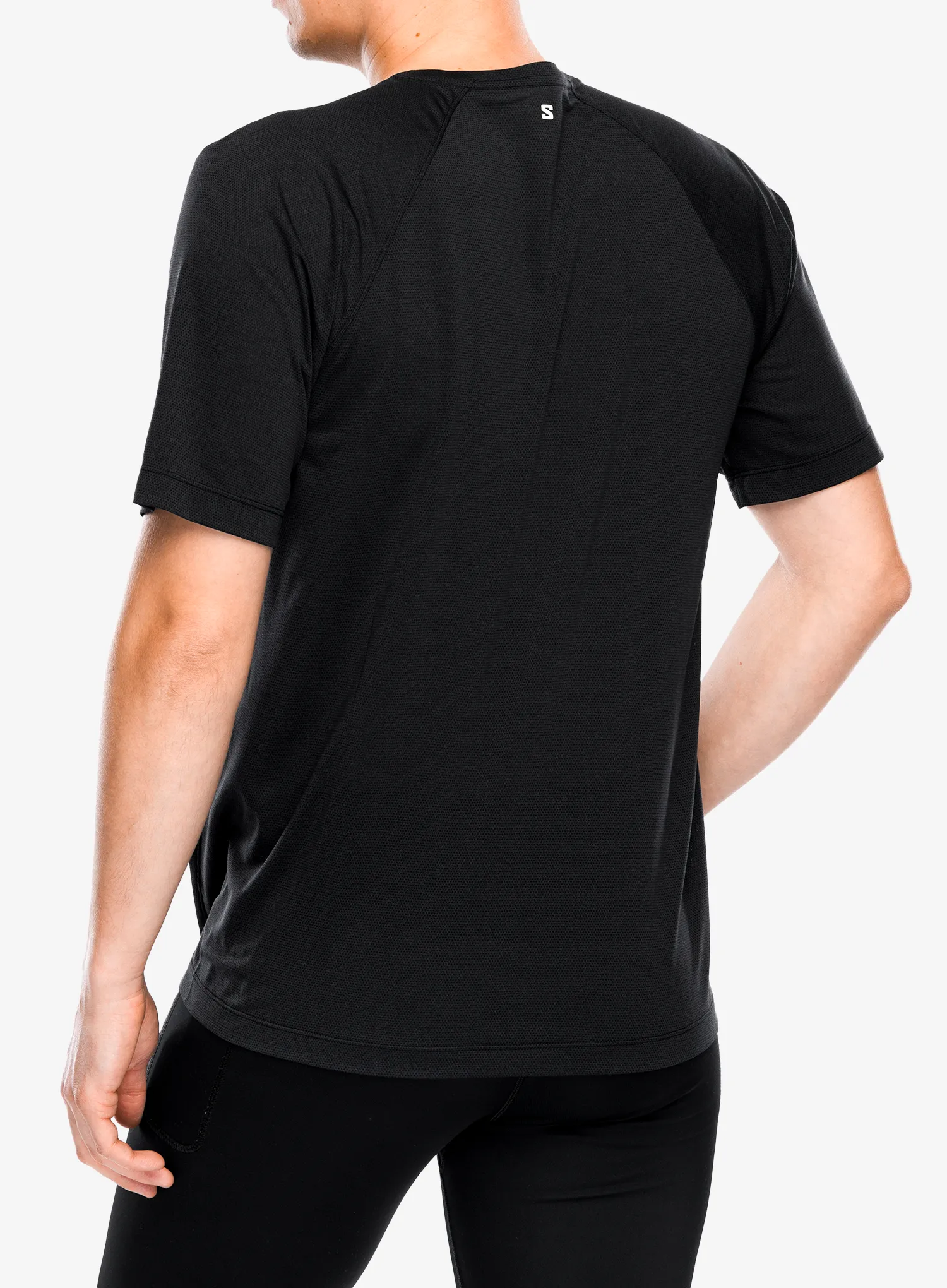 Швидковисихаюча футболка Salomon Shakeout Core S/S Tee - deep black