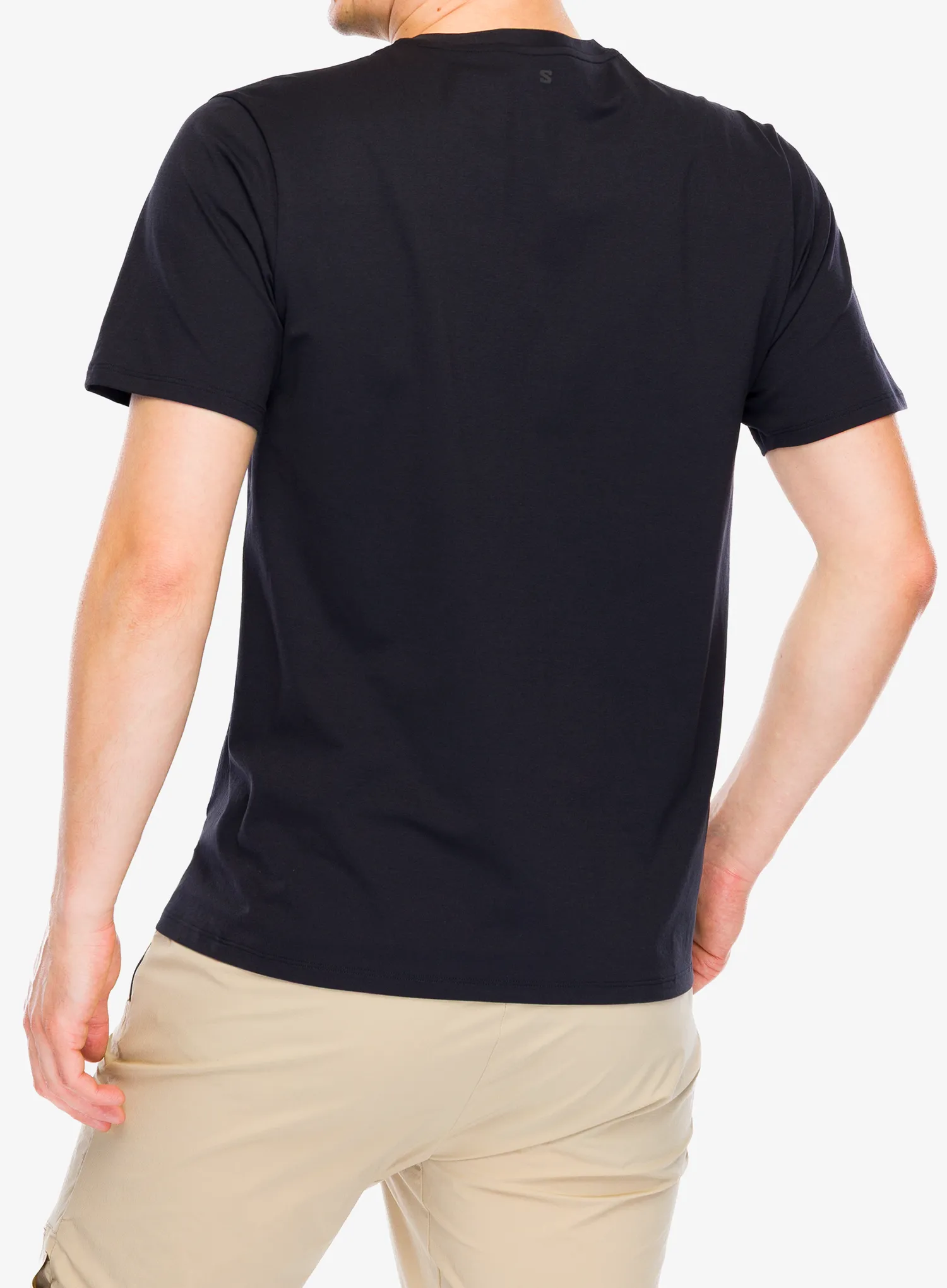 Швидковисихаюча футболка Salomon Trackline S/S Tee - deep black