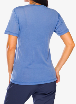 Термофутболка жіноча Dovre 100% Merino Wool - blue