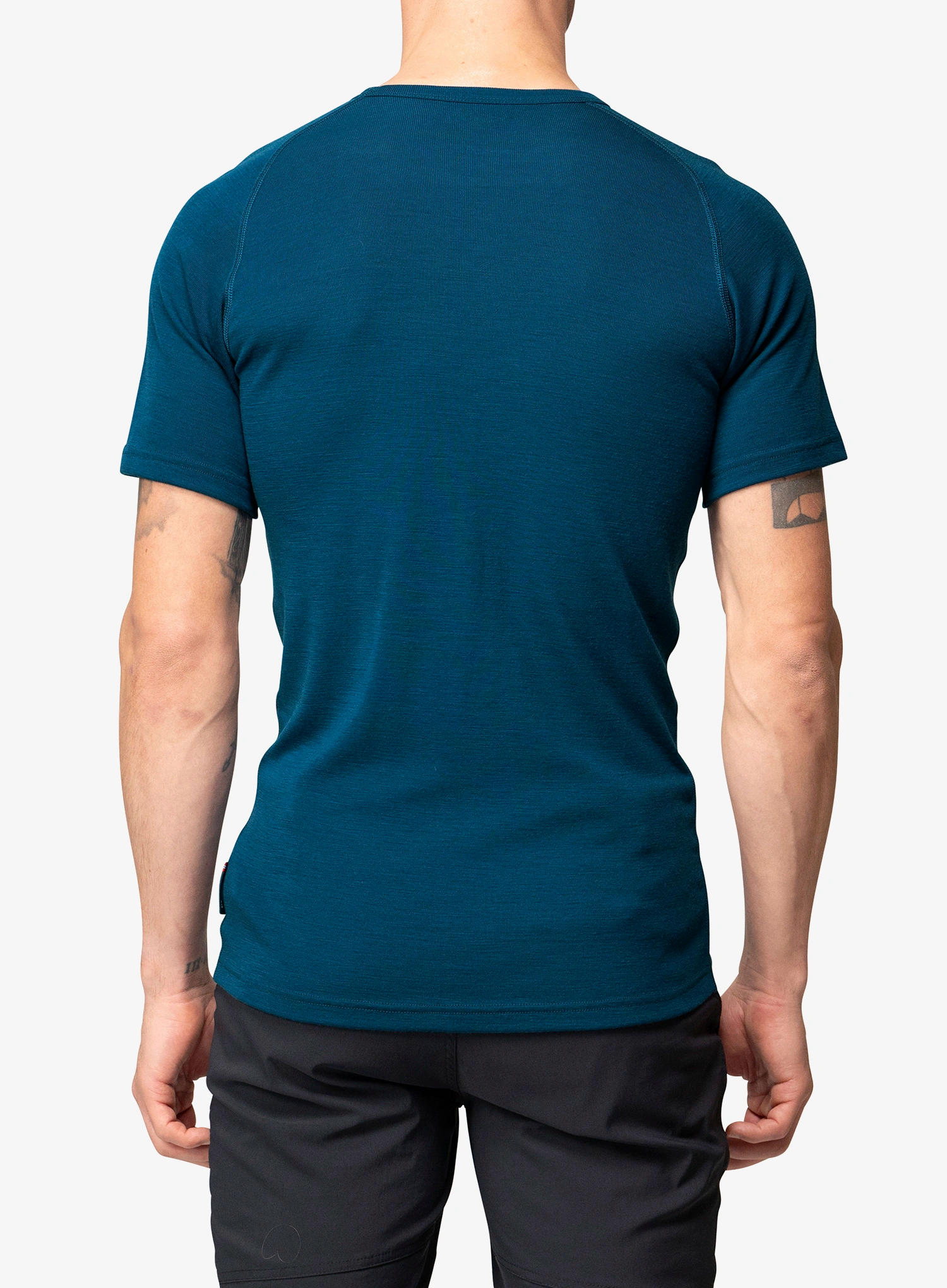 Термофутболка Devold Lauparen Merino 190 Base Tee - flood