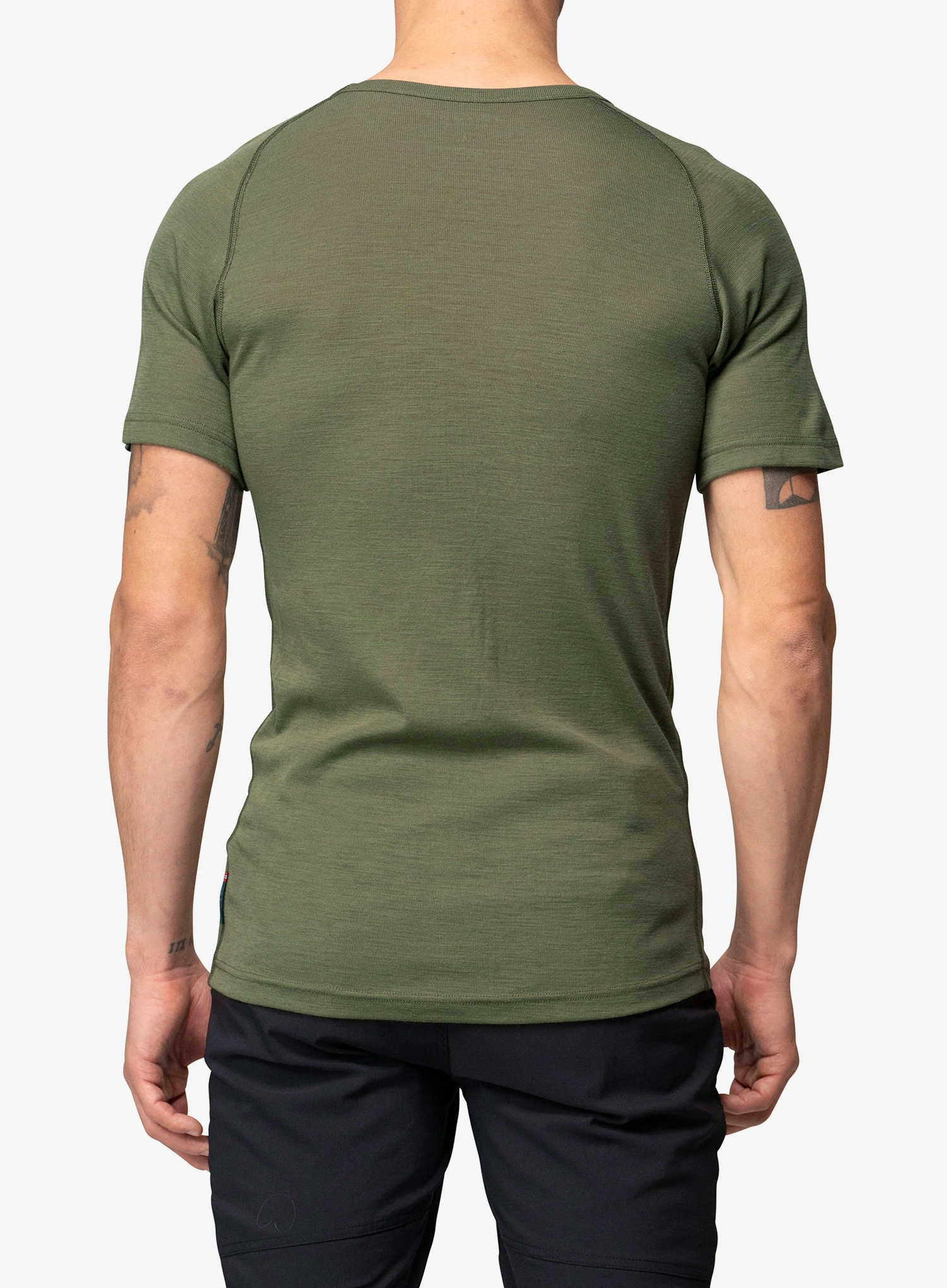Термофутболка Devold Lauparen Merino 190 Base Tee - lichen