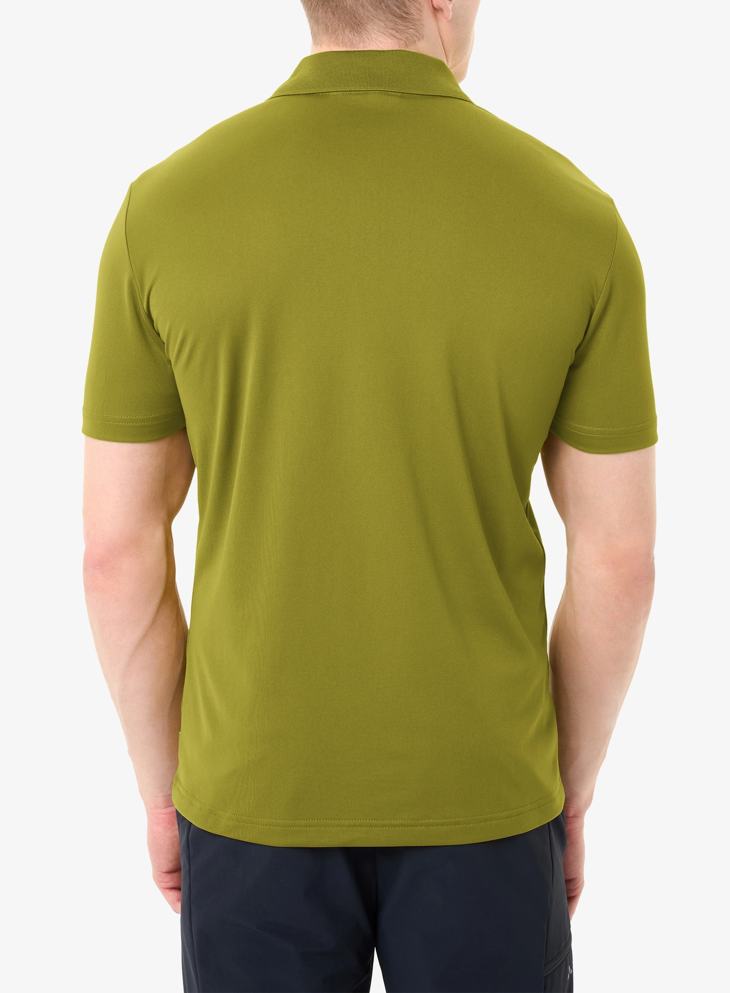 Футболка Vaude Essential Polo Shirt - dark leaf