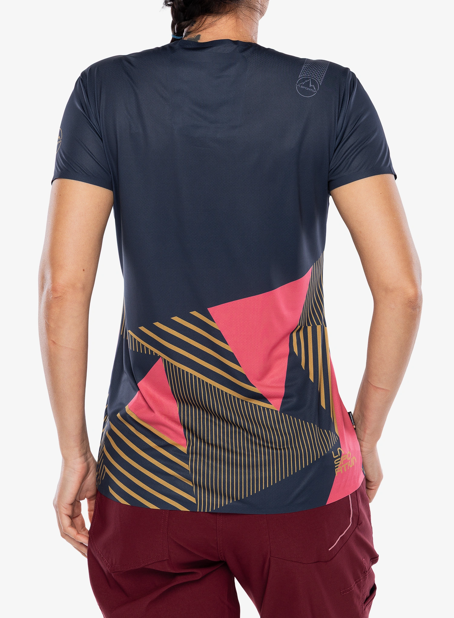 Футболка для скелелазіння жіноча La Sportiva Comp T-Shirt - night sky/rosebay