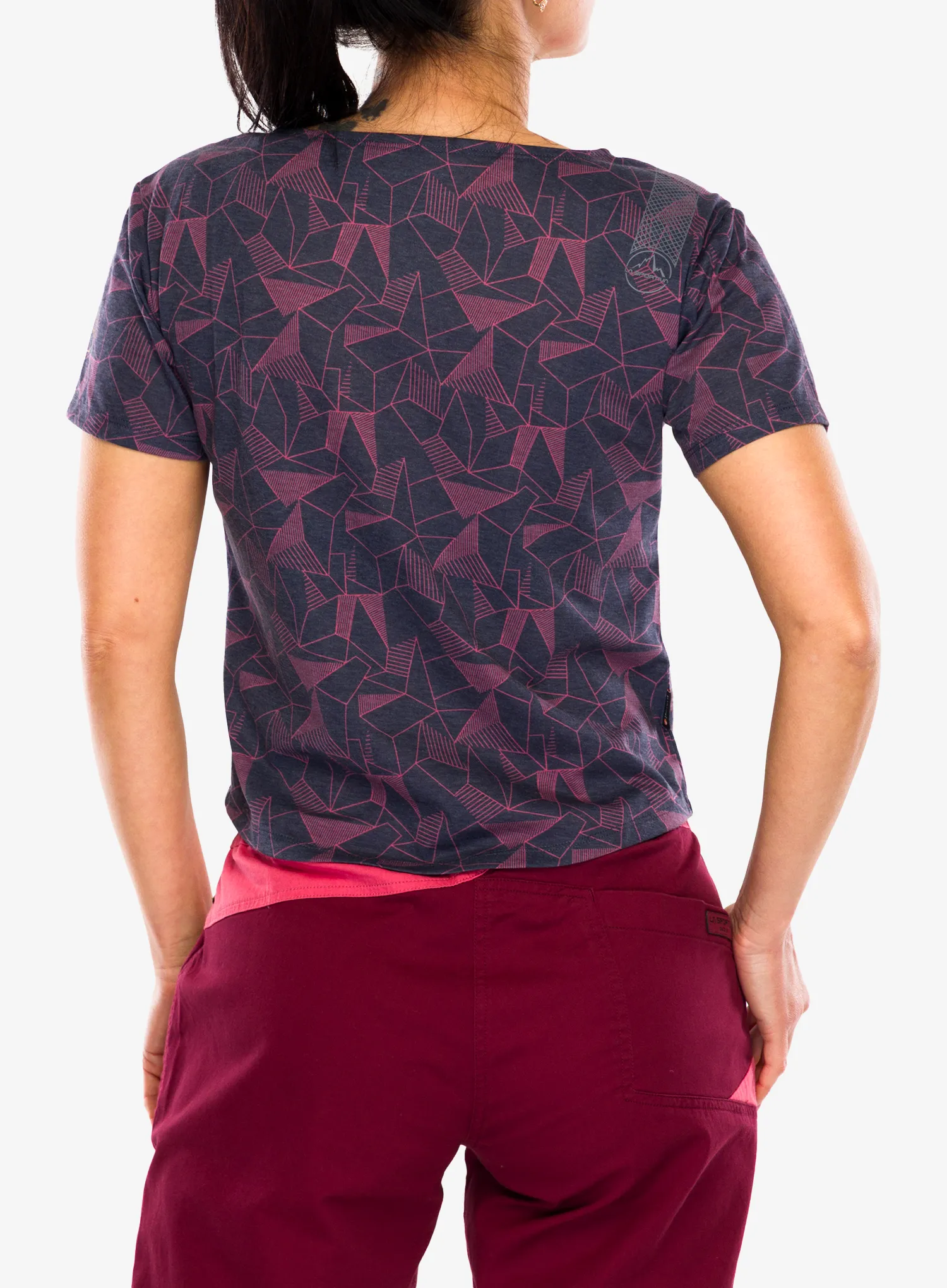 Футболка для скелелазіння жіноча La Sportiva Dimension T-Shirt - night sky/rosebay