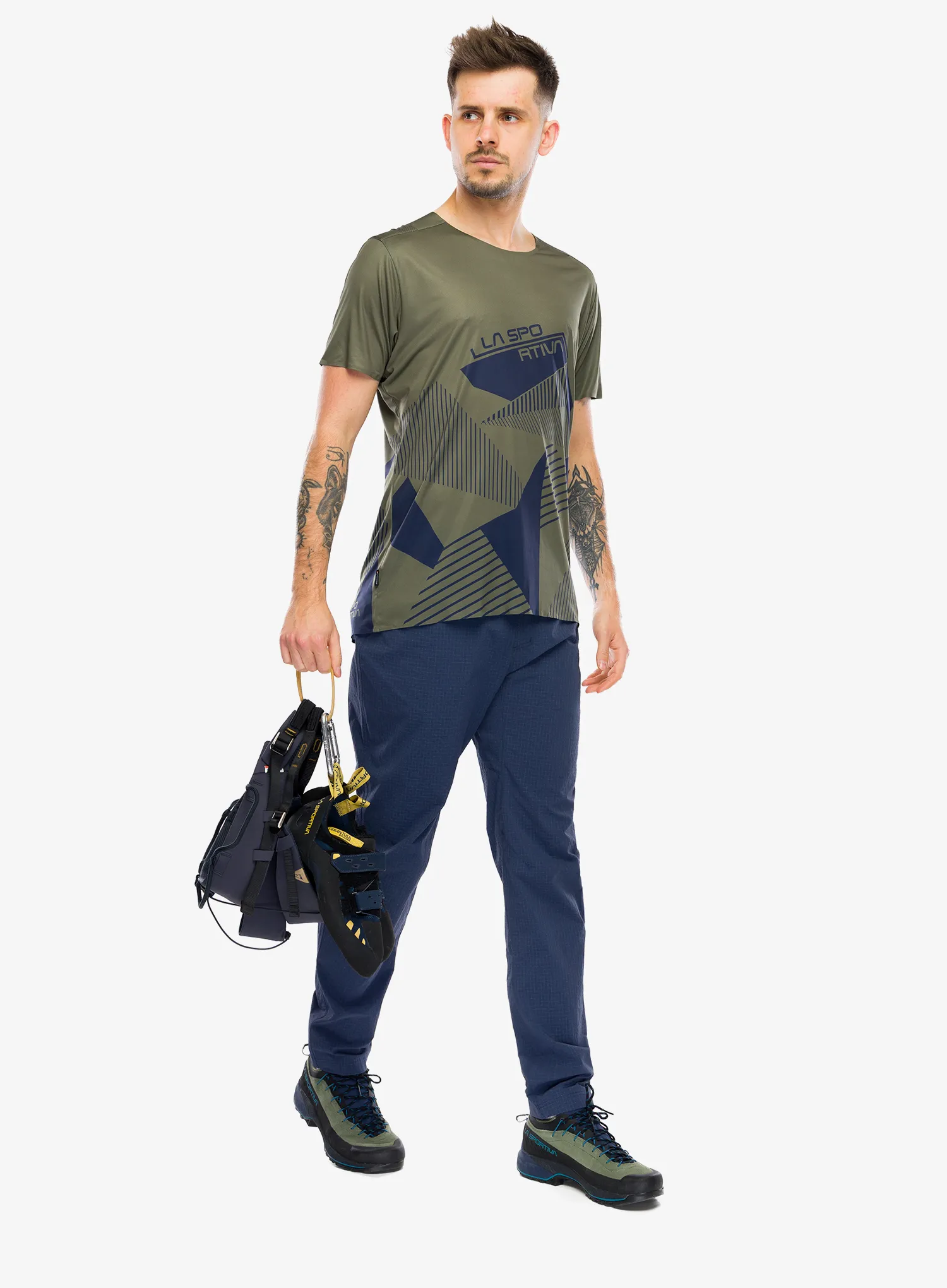 Футболка для скелелазіння La Sportiva Comp T-Shirt - cypress/night sky