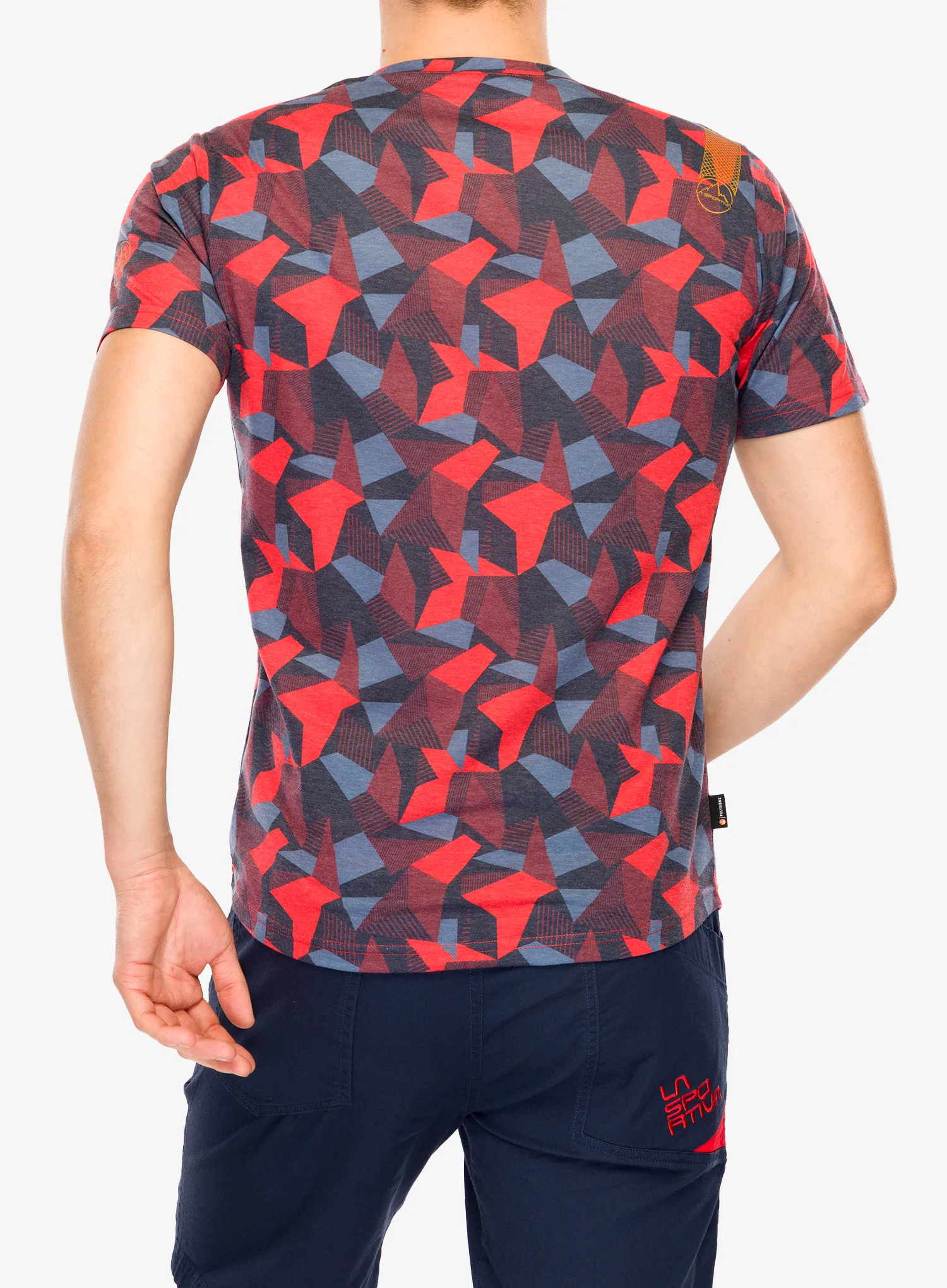 Футболка для скелелазіння La Sportiva Dimension T-Shirt - mountain red/onyx