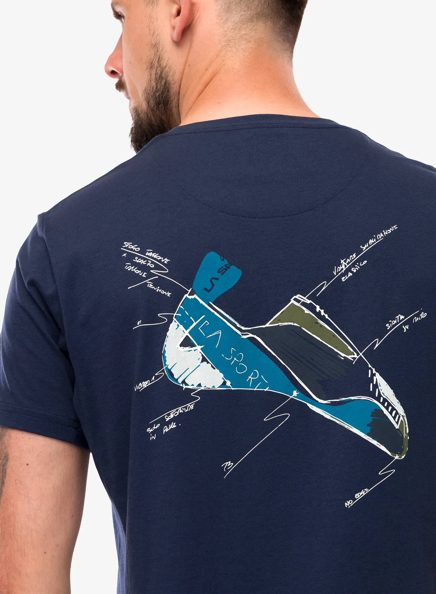 Футболка для скелелазіння La Sportiva Mantra T-Shirt - night sky/cypress