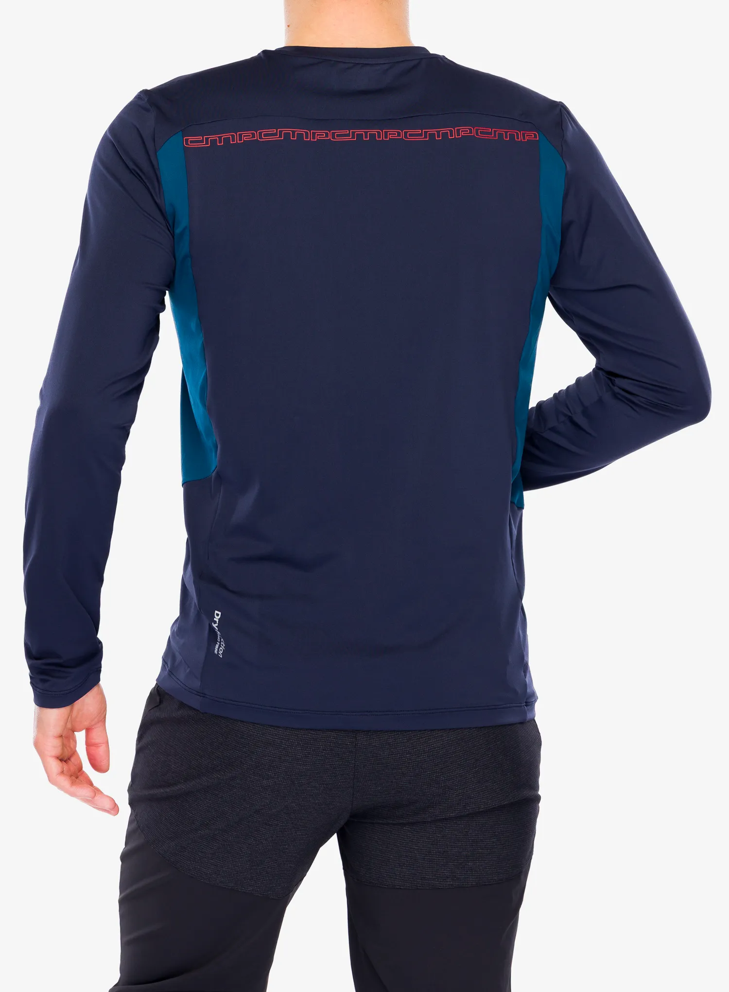 Кофта без каптура CMP Vivid T-Shirt - black blue