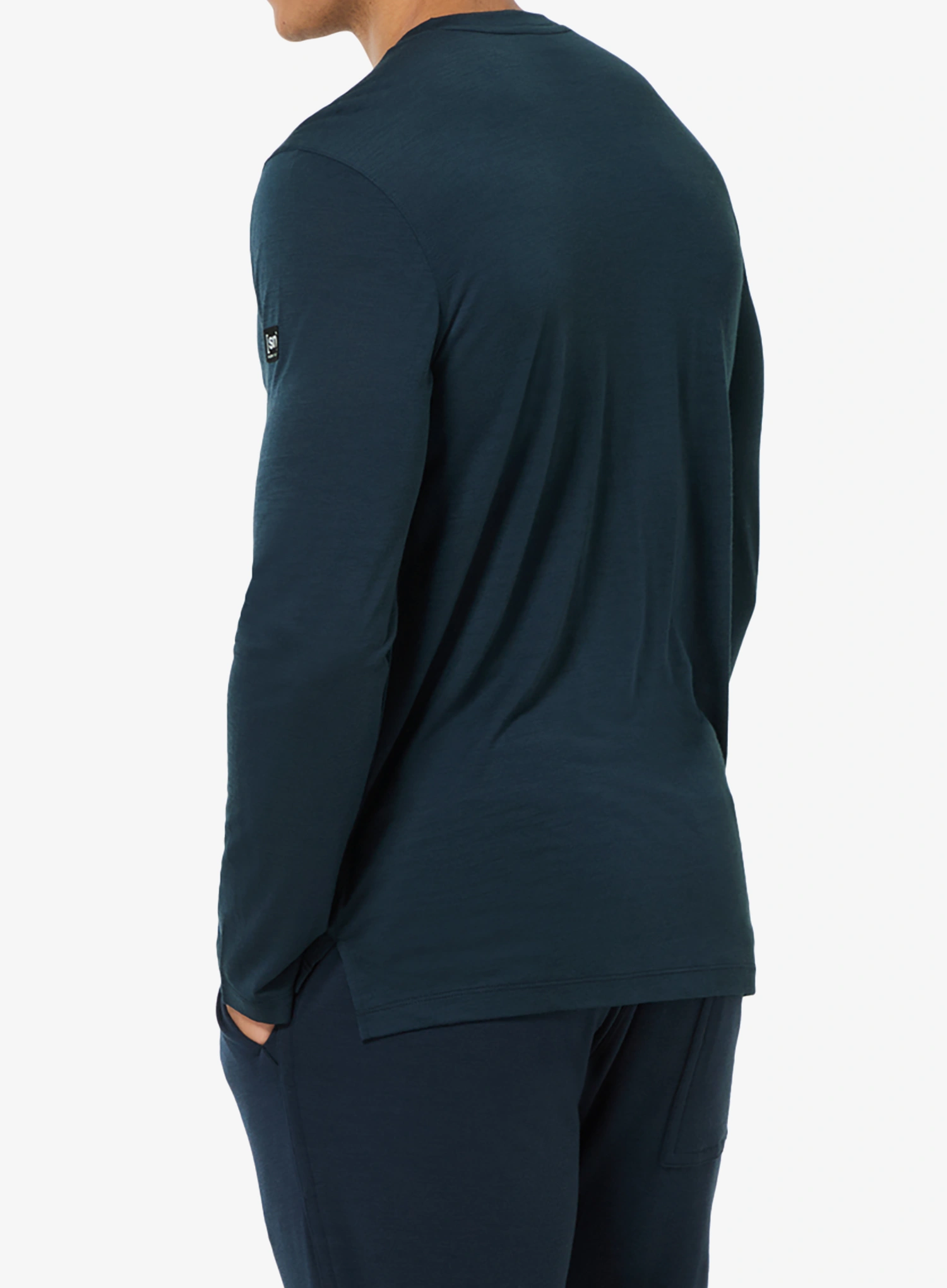 Футболка з довгими рукавами Super.natural HZSG Haute Route LS - blueberry/various