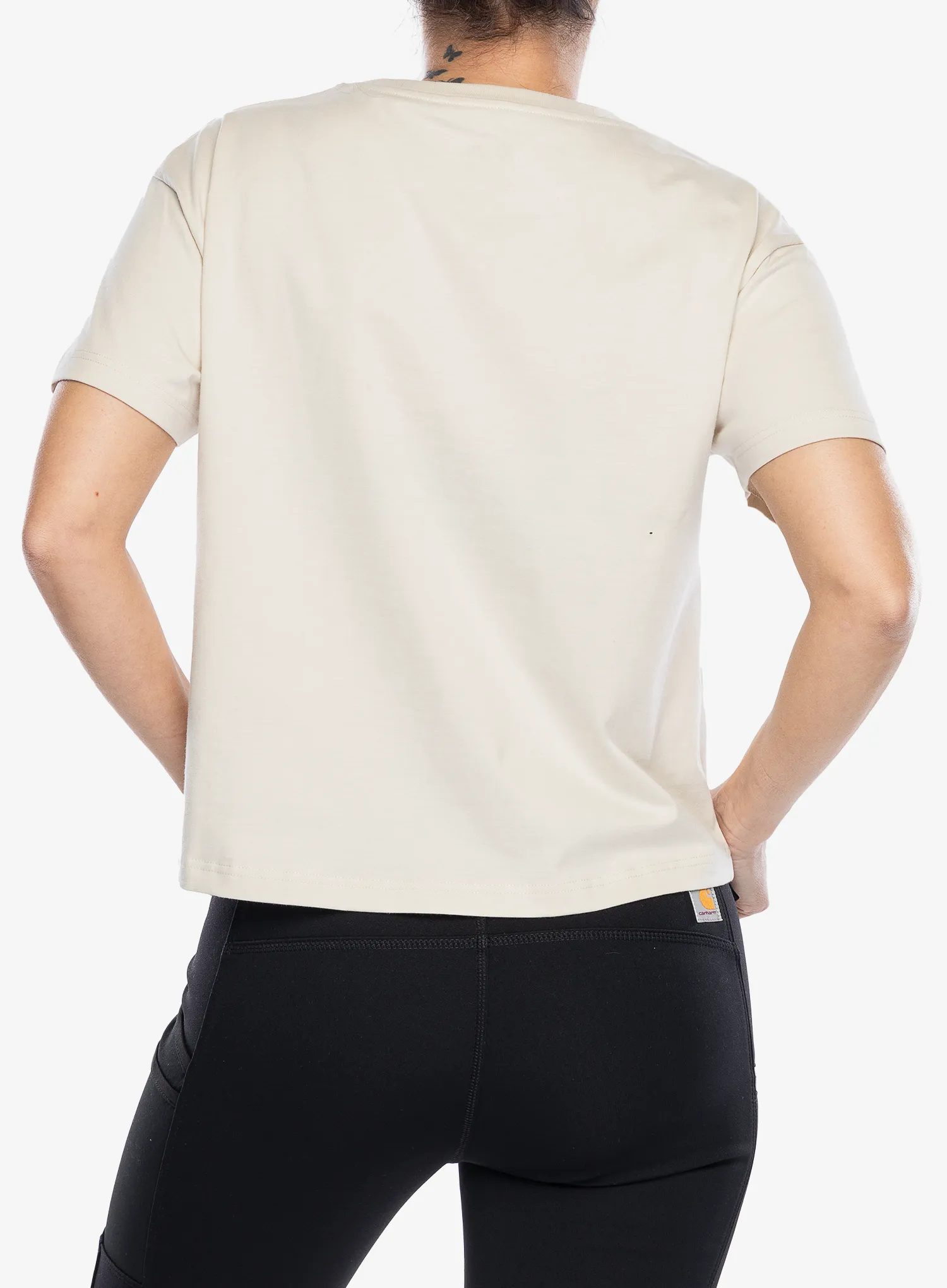 Футболка з принтом жіноча Fjallraven Fjallblomster Logo T-shirt - chalk white