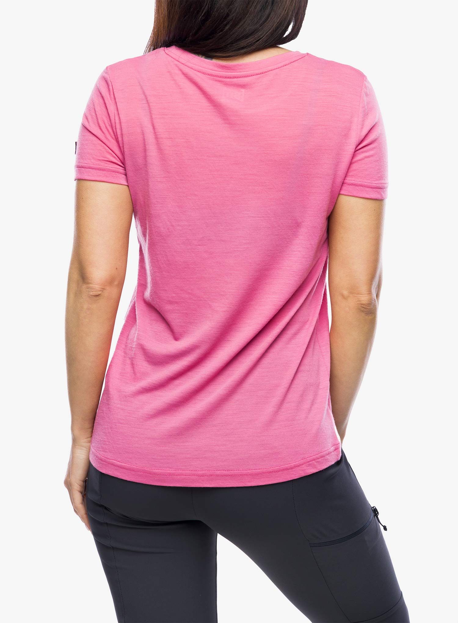 Футболка з принтом жіноча Super.natural All On Board Tee - gin fizz/natural white