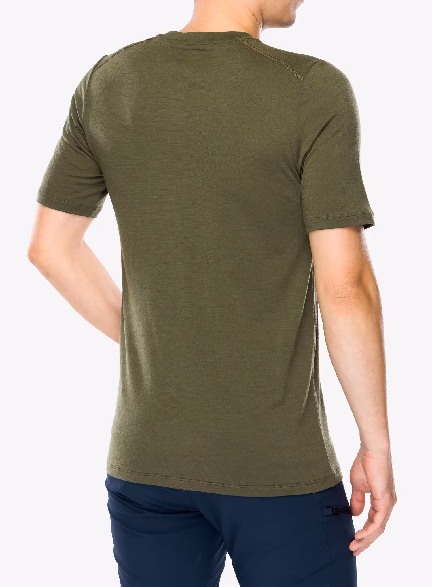 Футболка з принтом Fjallraven Abisko Wool Classic SS - laurel green