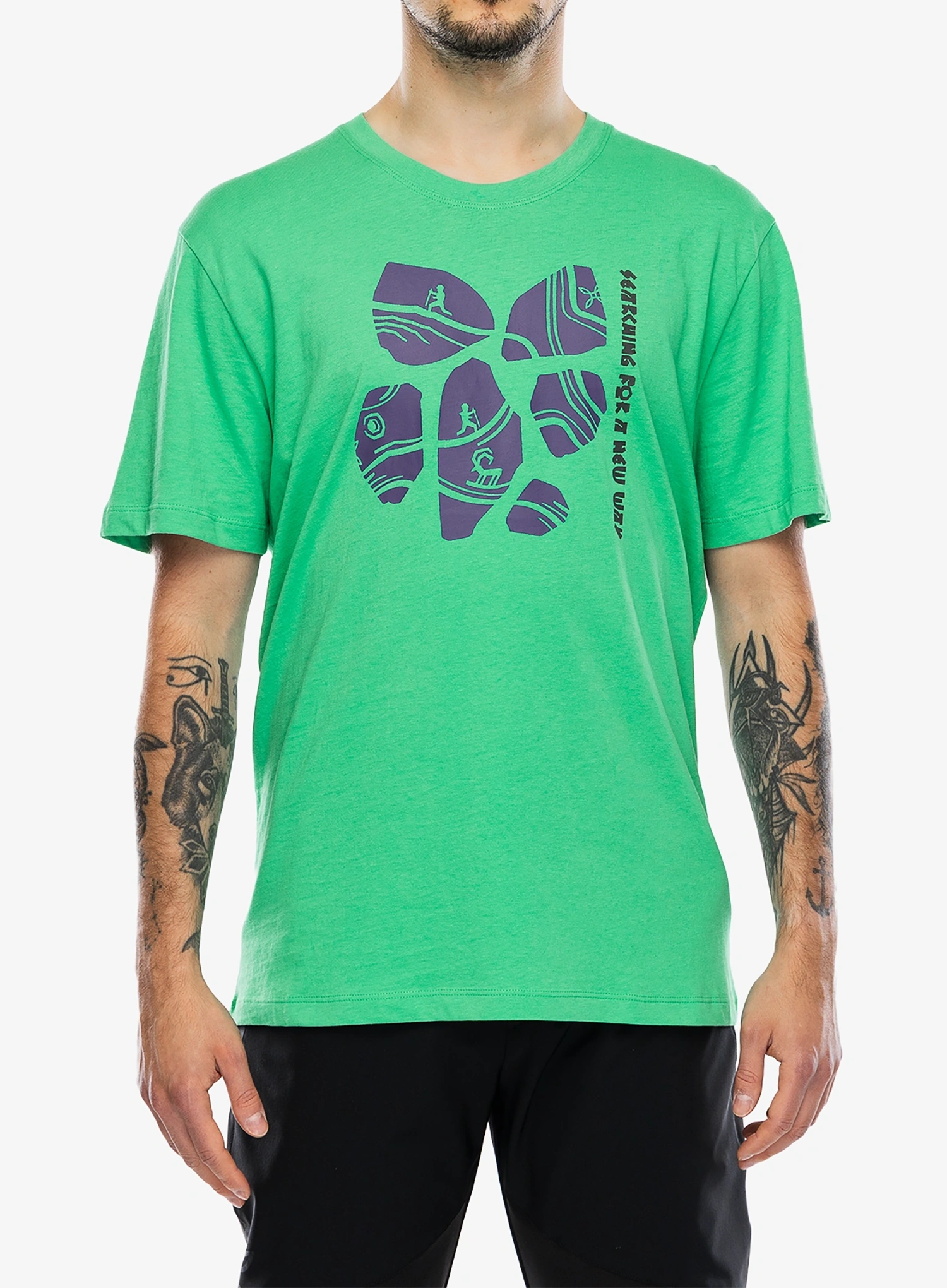 Футболка з принтом Montura Limestone T-Shirt - vibe green