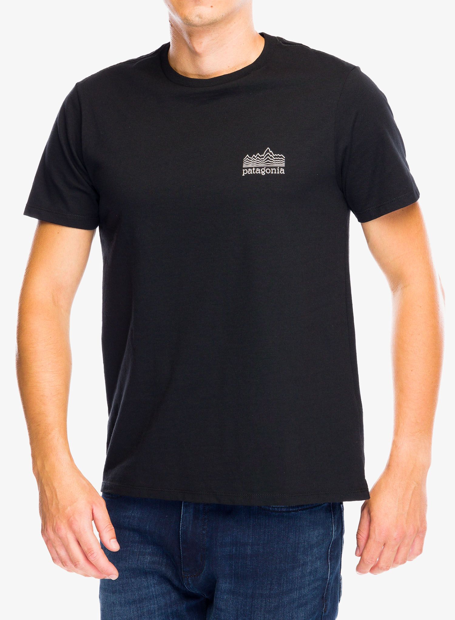 Футболка з принтом Patagonia Strataspire Responsibili-Tee - black