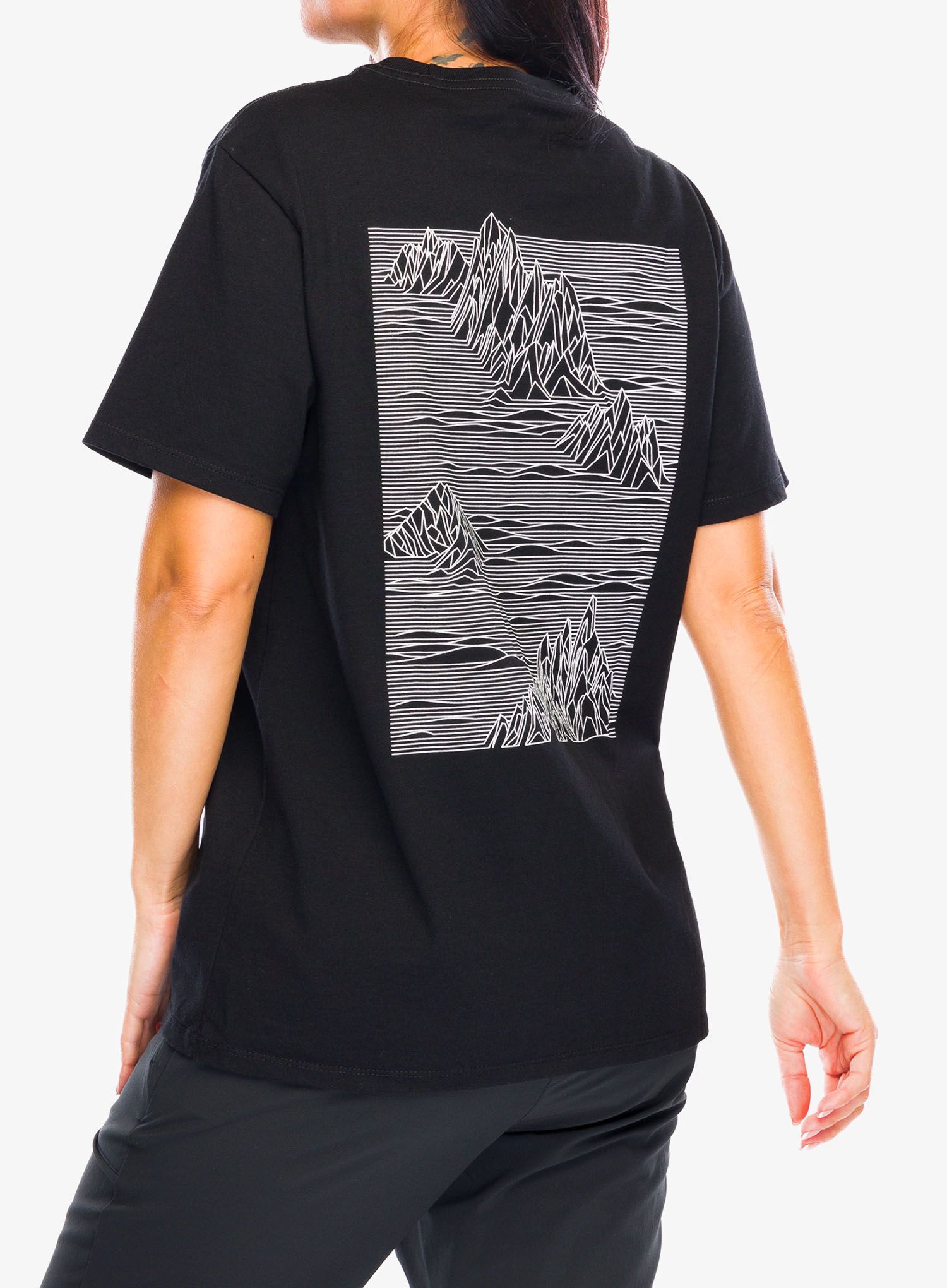 Футболка з принтом Patagonia Strataspire Responsibili-Tee - black