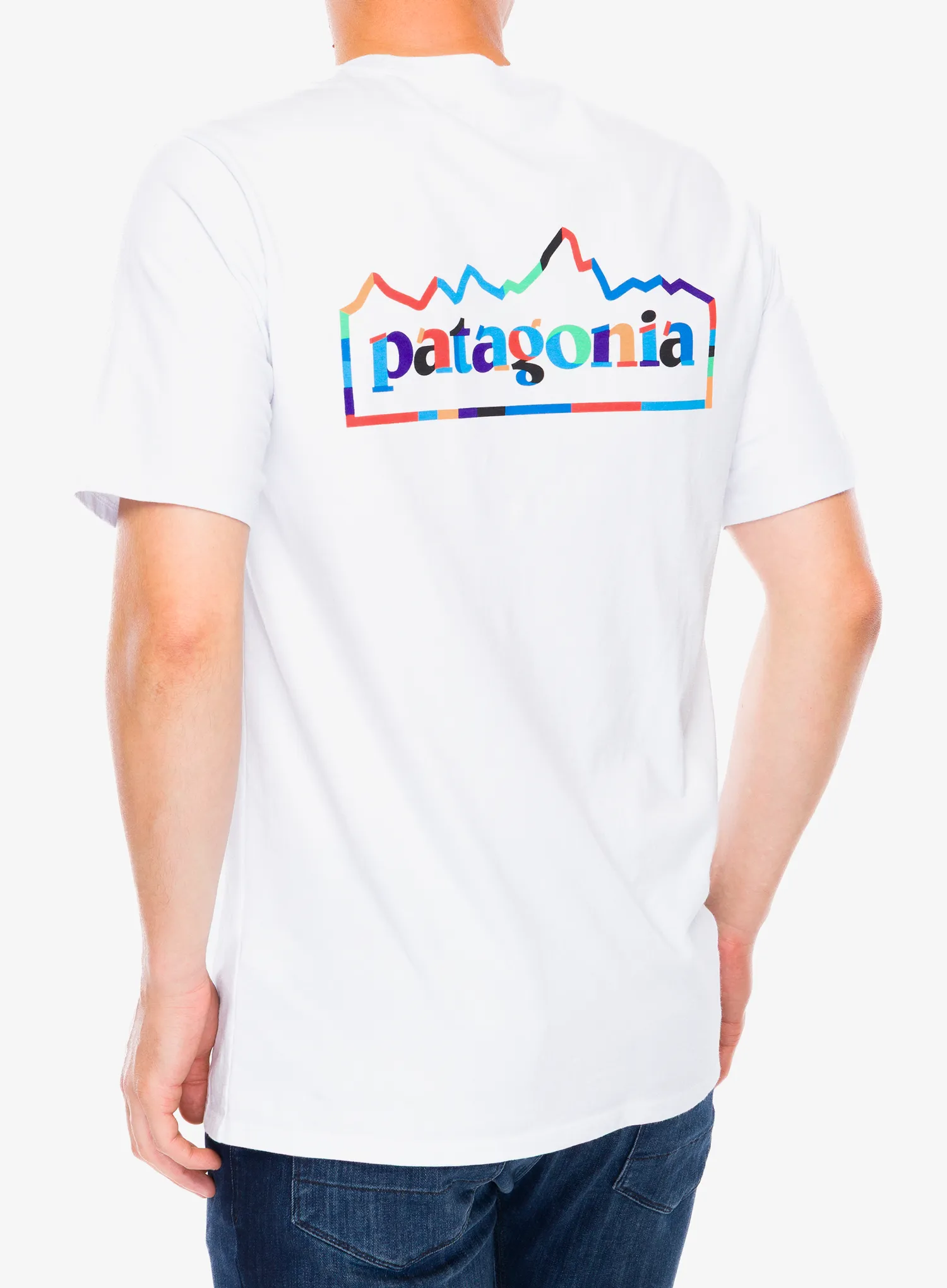 Футболка з принтом Patagonia Unity Fitz Responsibili-Tee - white