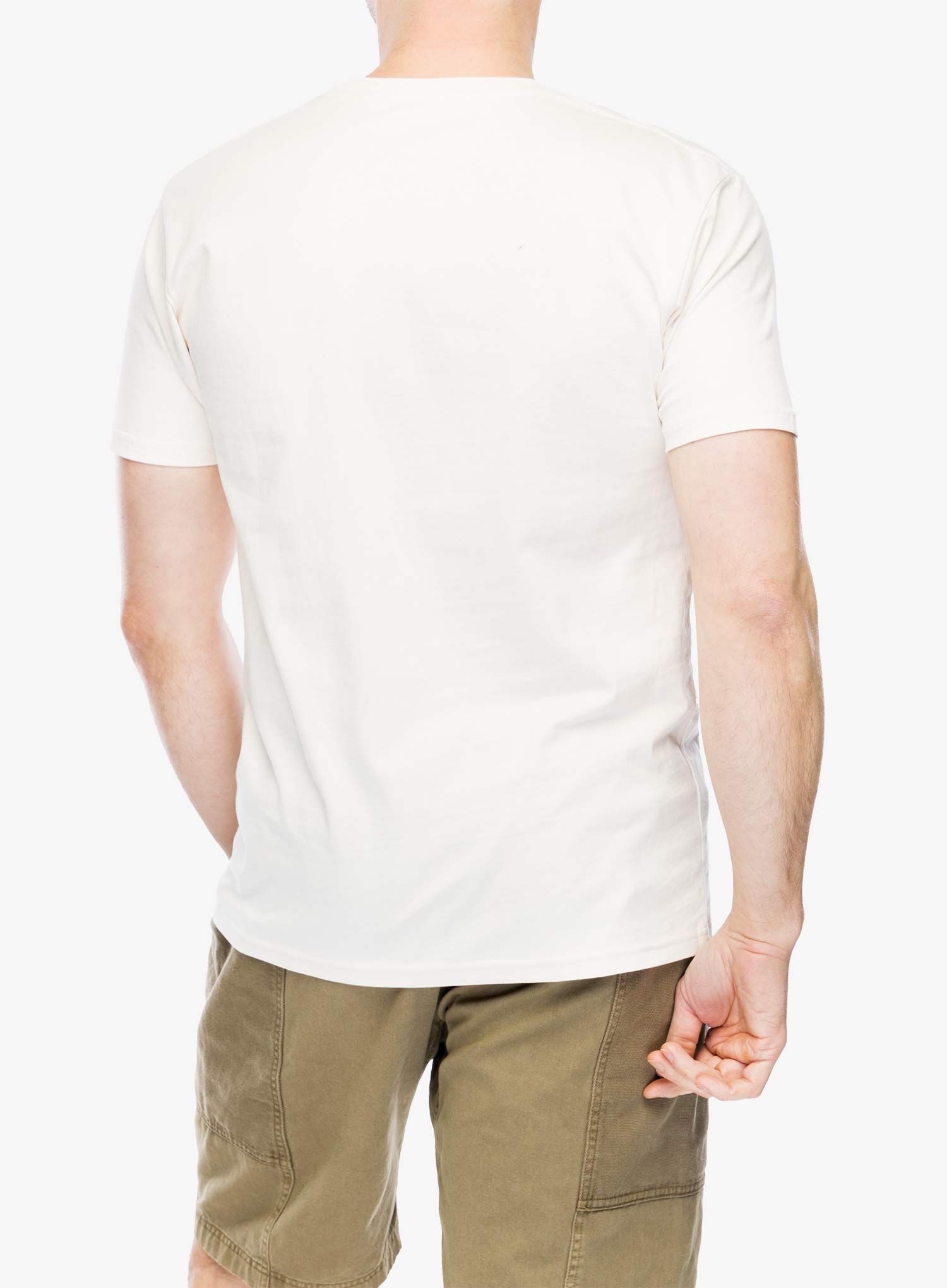 Футболка з принтом Stance Triple Threat SS - vintage white
