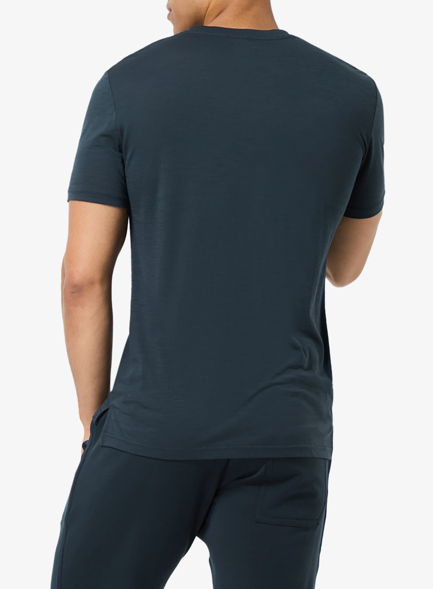 Футболка з принтом Super.natural Hiking Tee - blueberry/feather grey