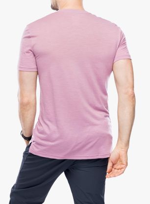 Футболка з принтом Super.natural Landi Tee - orchid/night shadow blue