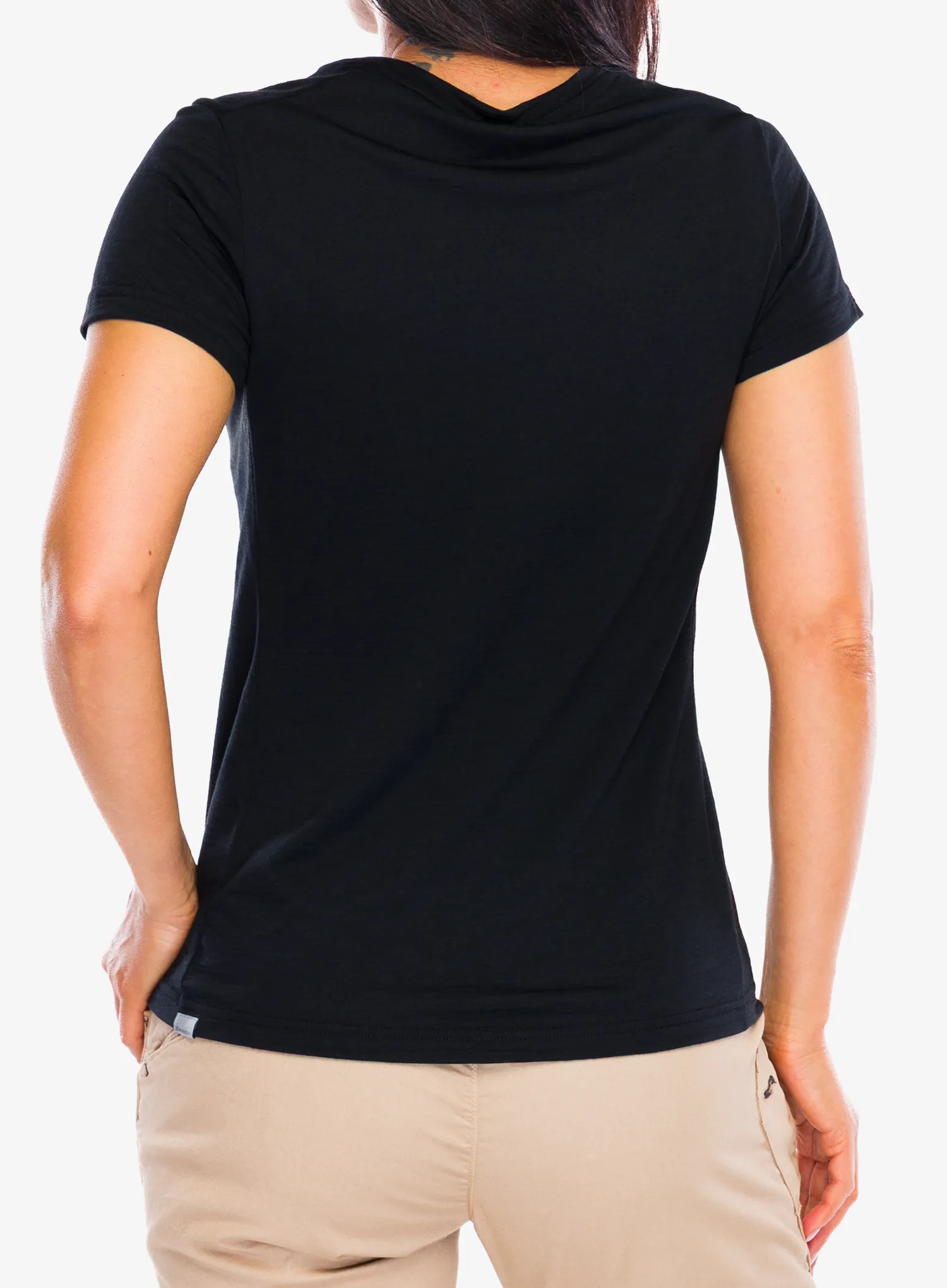 Футболка з вовни мериноса жіноча Houdini Desoli Tee - true black