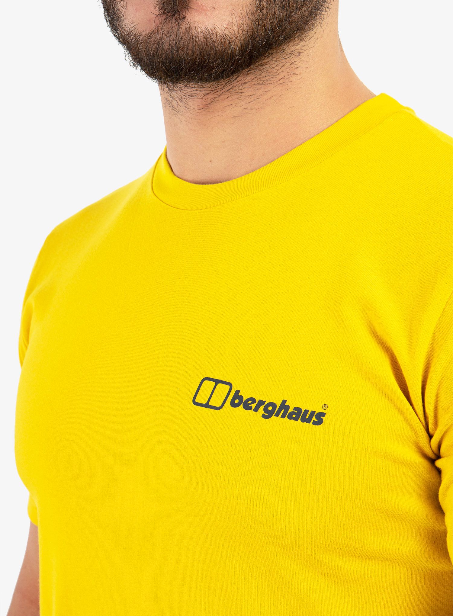 Футболка бавовняна Berghaus Mont Blanc MTN SS Tee - lemon curry