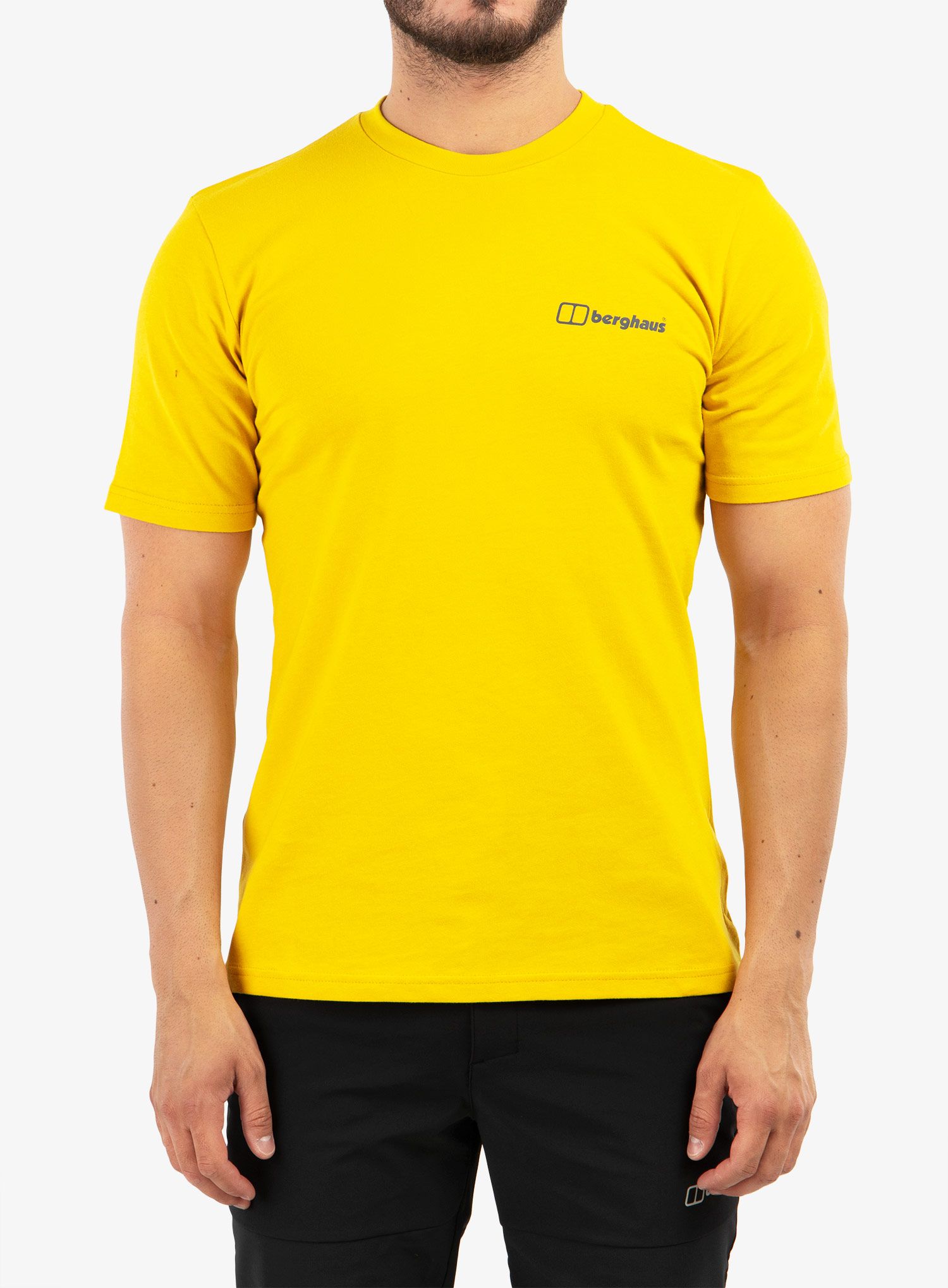Футболка бавовняна Berghaus Mont Blanc MTN SS Tee - lemon curry