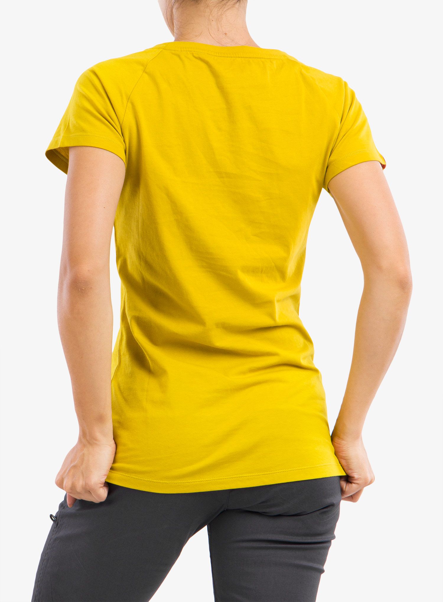 Футболка жіноча Ocun Raglan T - yellow antique moss queen