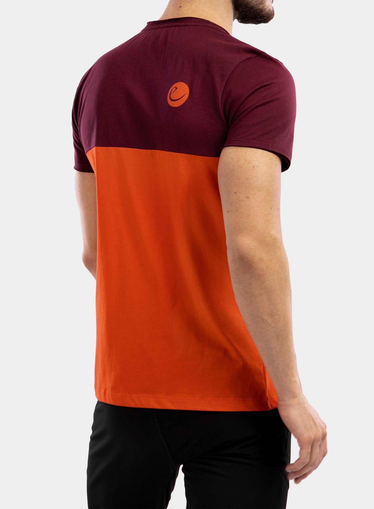 Футболка бавовняна Edelrid Nofoot T-Shirt - glowing red