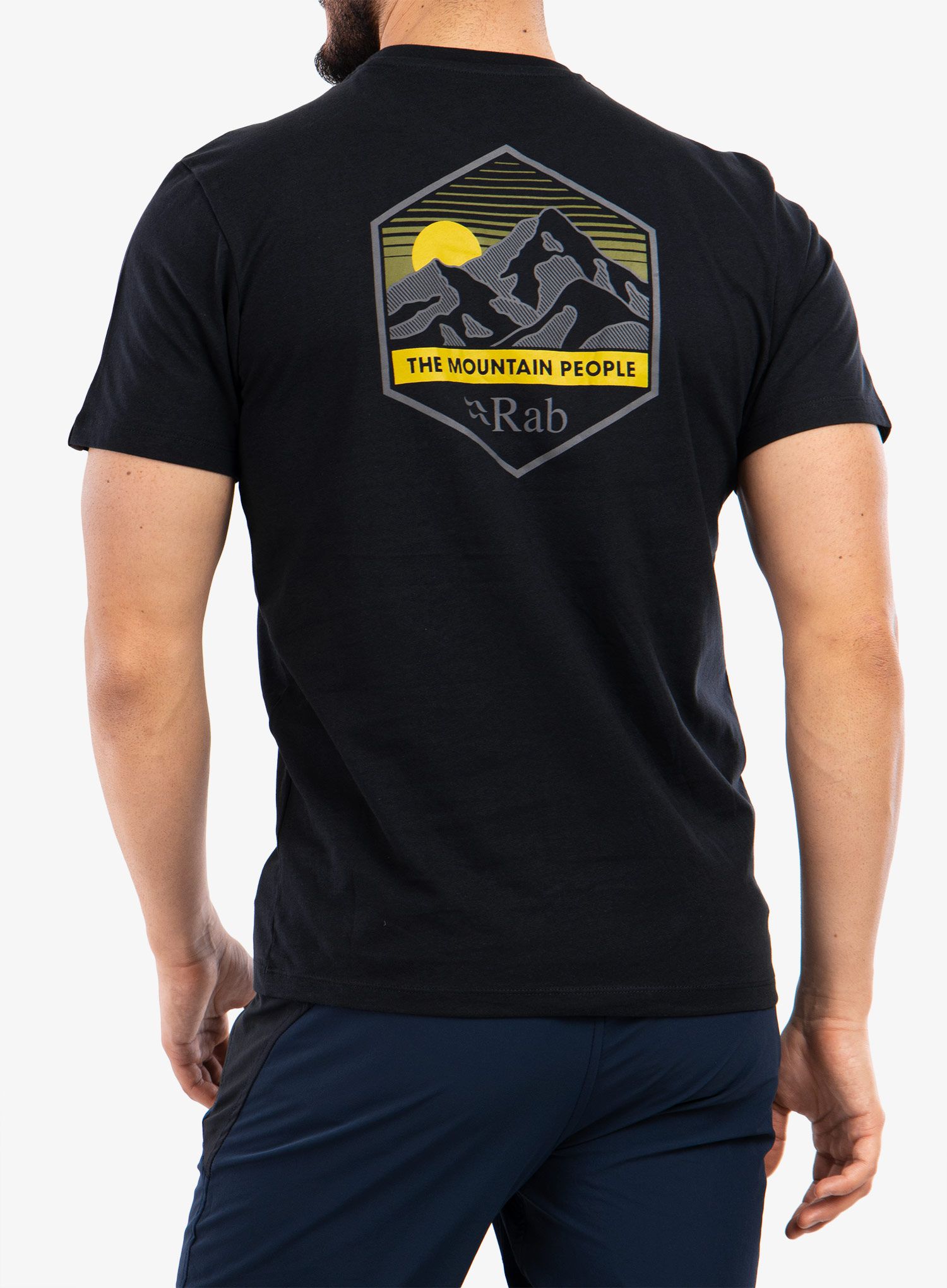 Футболка бавовняна Rab Stance Mountain Peak Tee - beluga