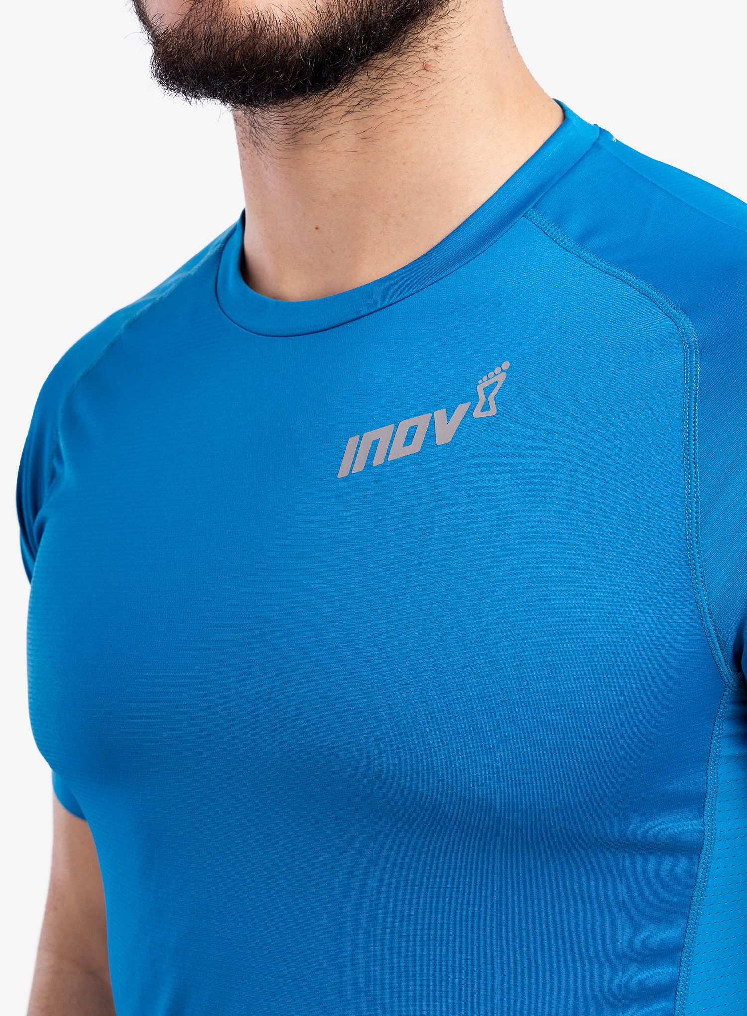 Футболка для бігу Inov-8 Base Elite S/S 3.0 - blue