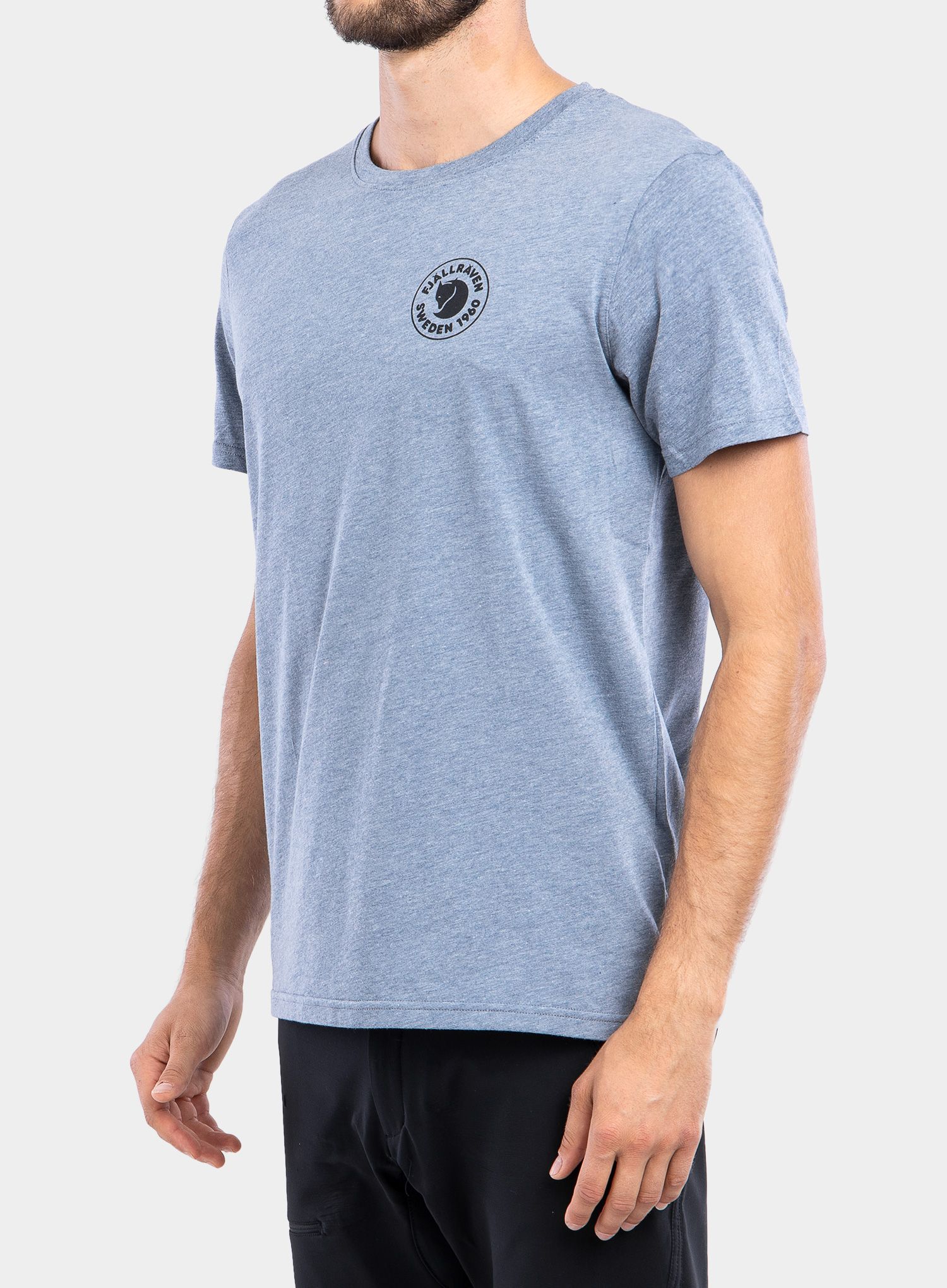 Футболка Fjallraven 1960 Logo T-Shirt - uncle blue melange