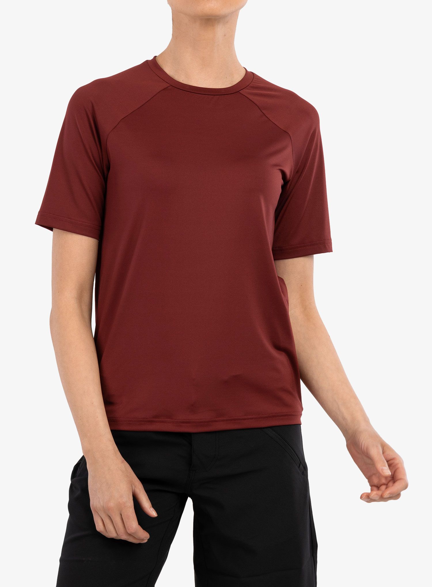 Жіноча велофутболка POC Reform Enduro Light Tee - garnet red