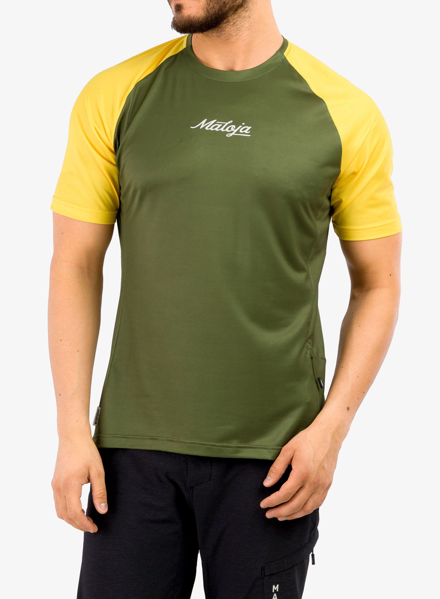 Велофутболка Maloja Dentro Multi - moss multi