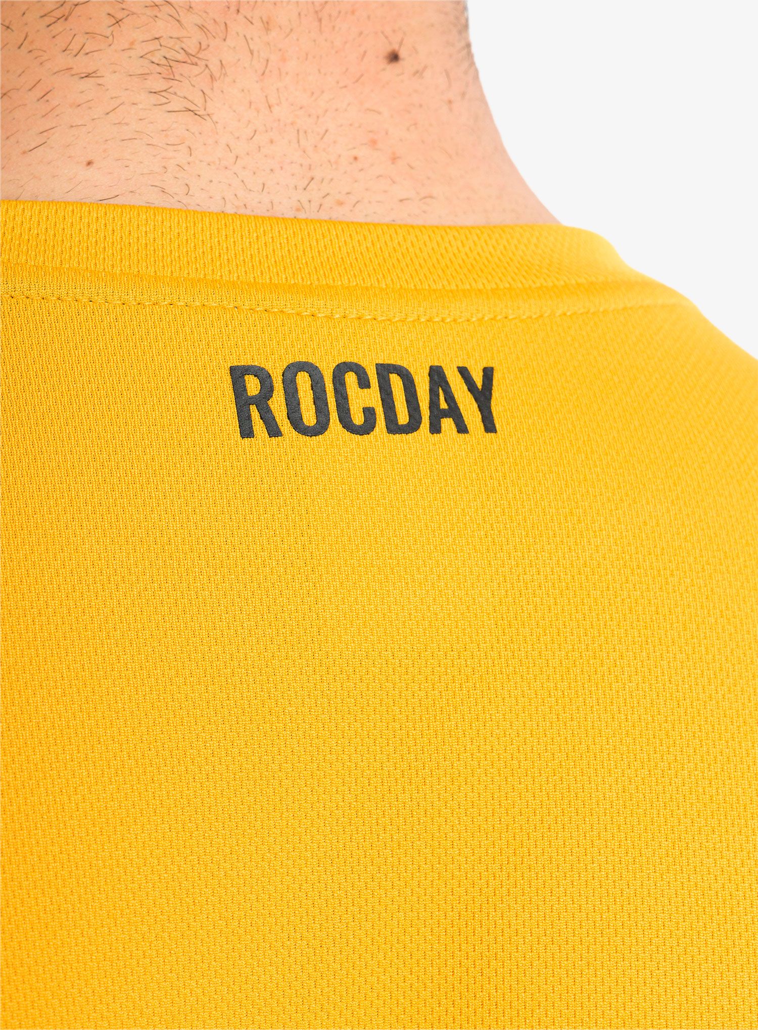 Велофутболка Rocday Double - yellow/melange