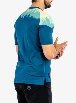 Велофутболка Sensor Helium Jersey S/S - saphire/trees