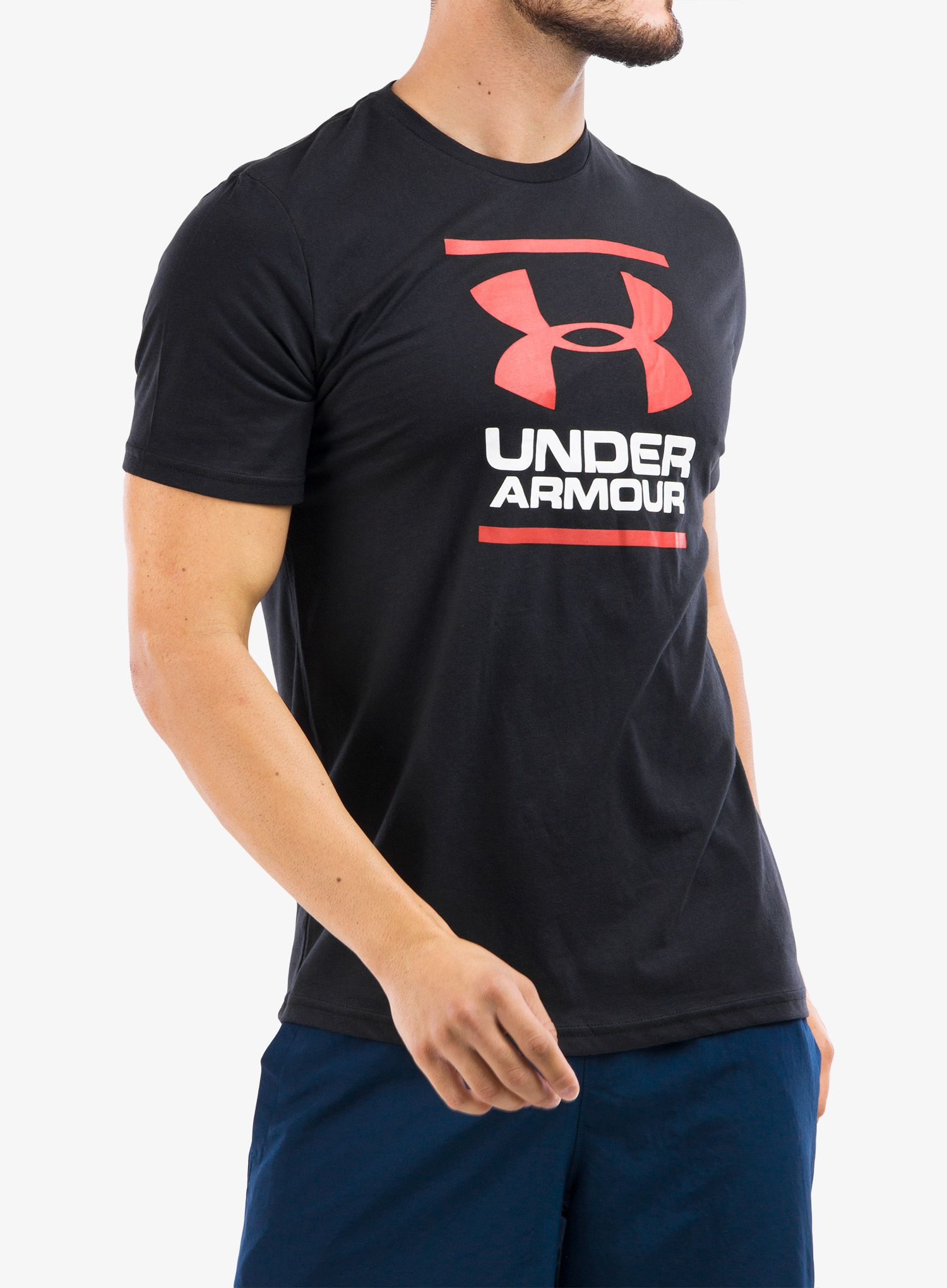 Футболка Under Armour GL Foundation SS T - black/white/red