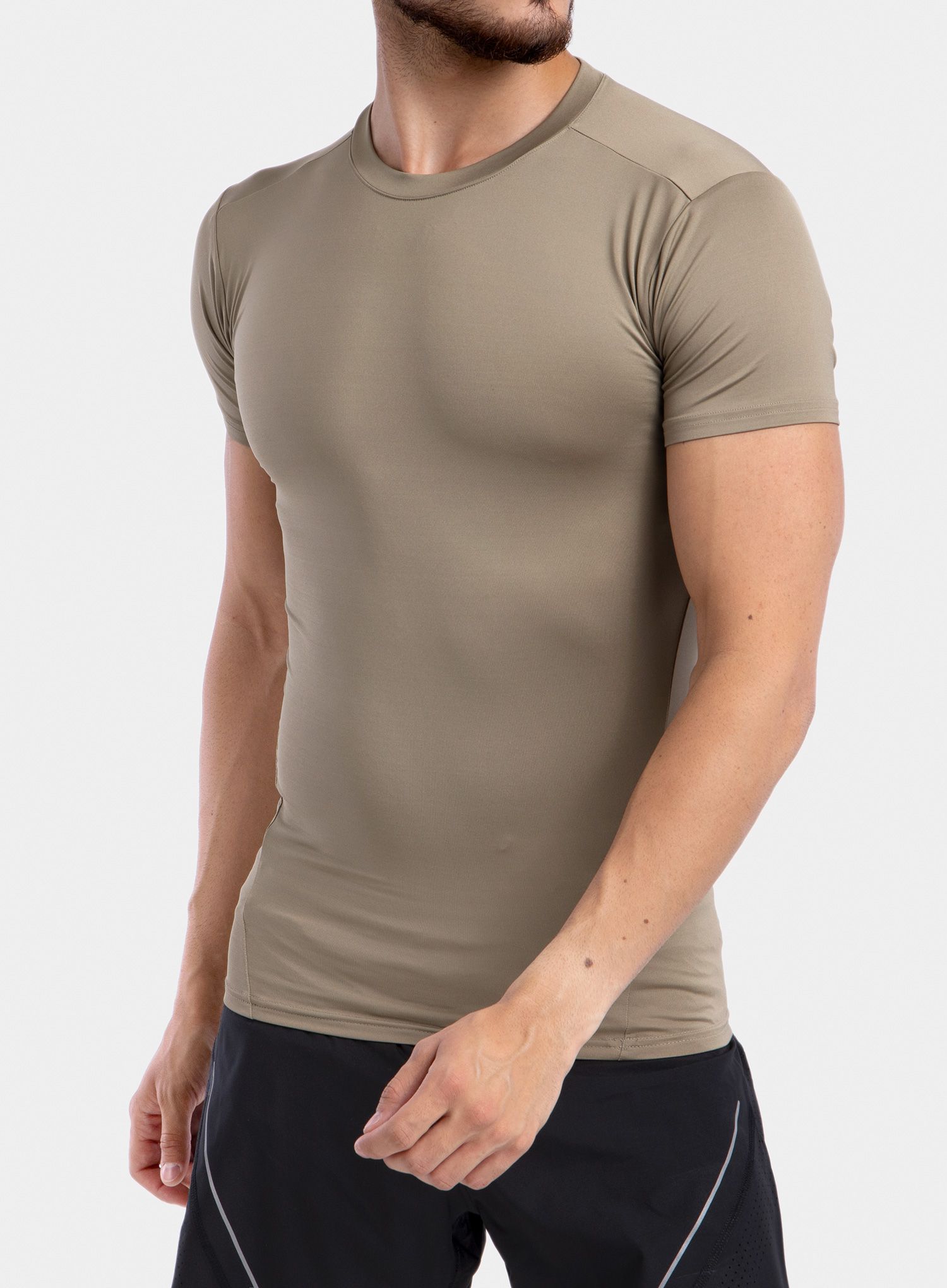 Футболка Under Armour Tactical HeatGear Compression Tee - federal tan