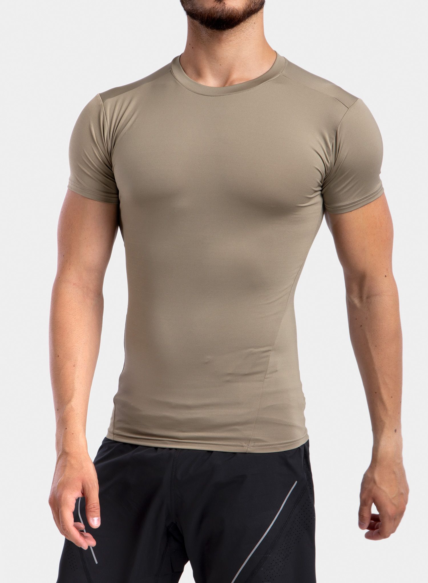 Футболка Under Armour Tactical HeatGear Compression Tee - federal tan