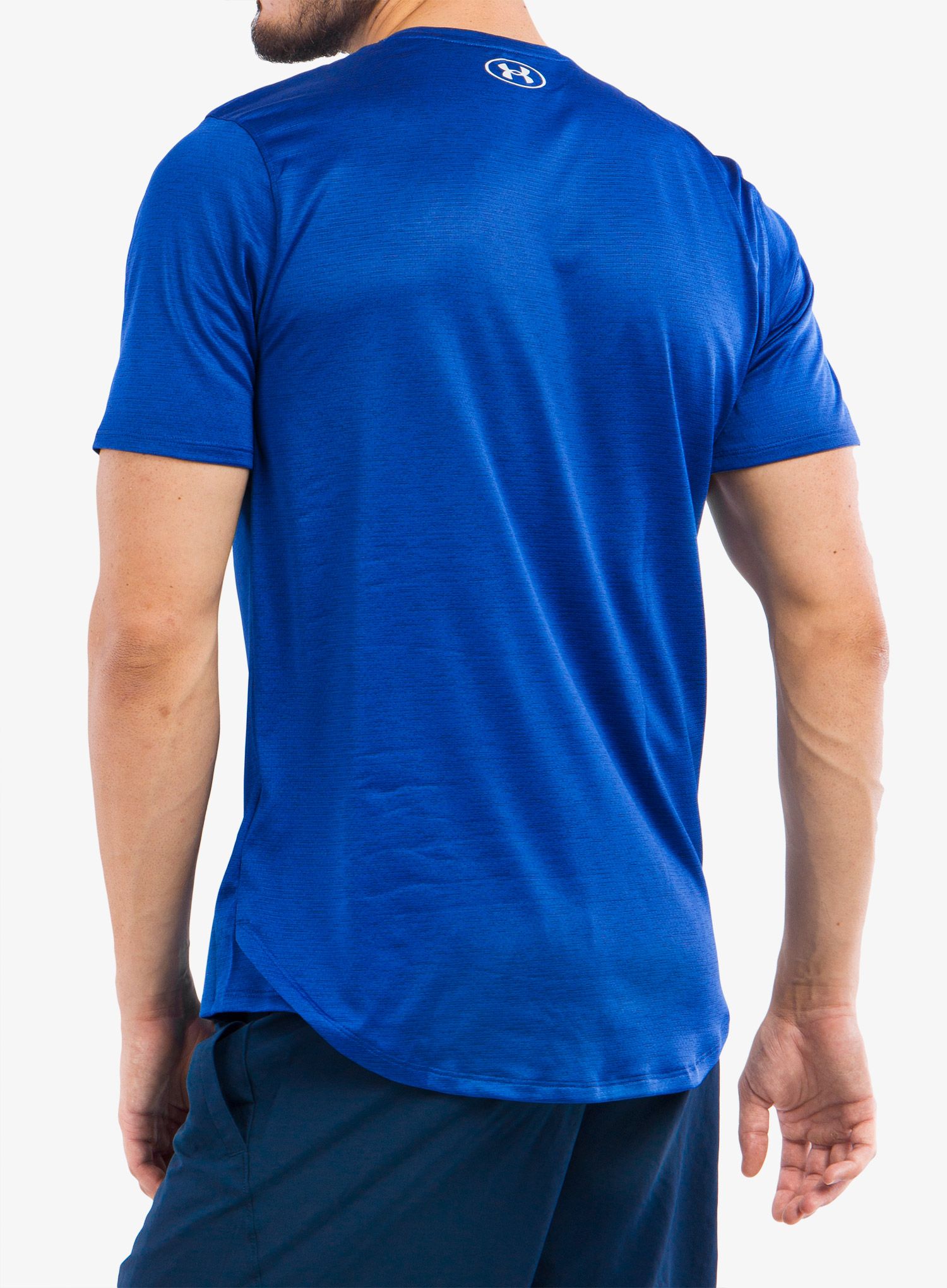 Футболка Under Armour Training Vent 2.0 S/S - royal/mod gray