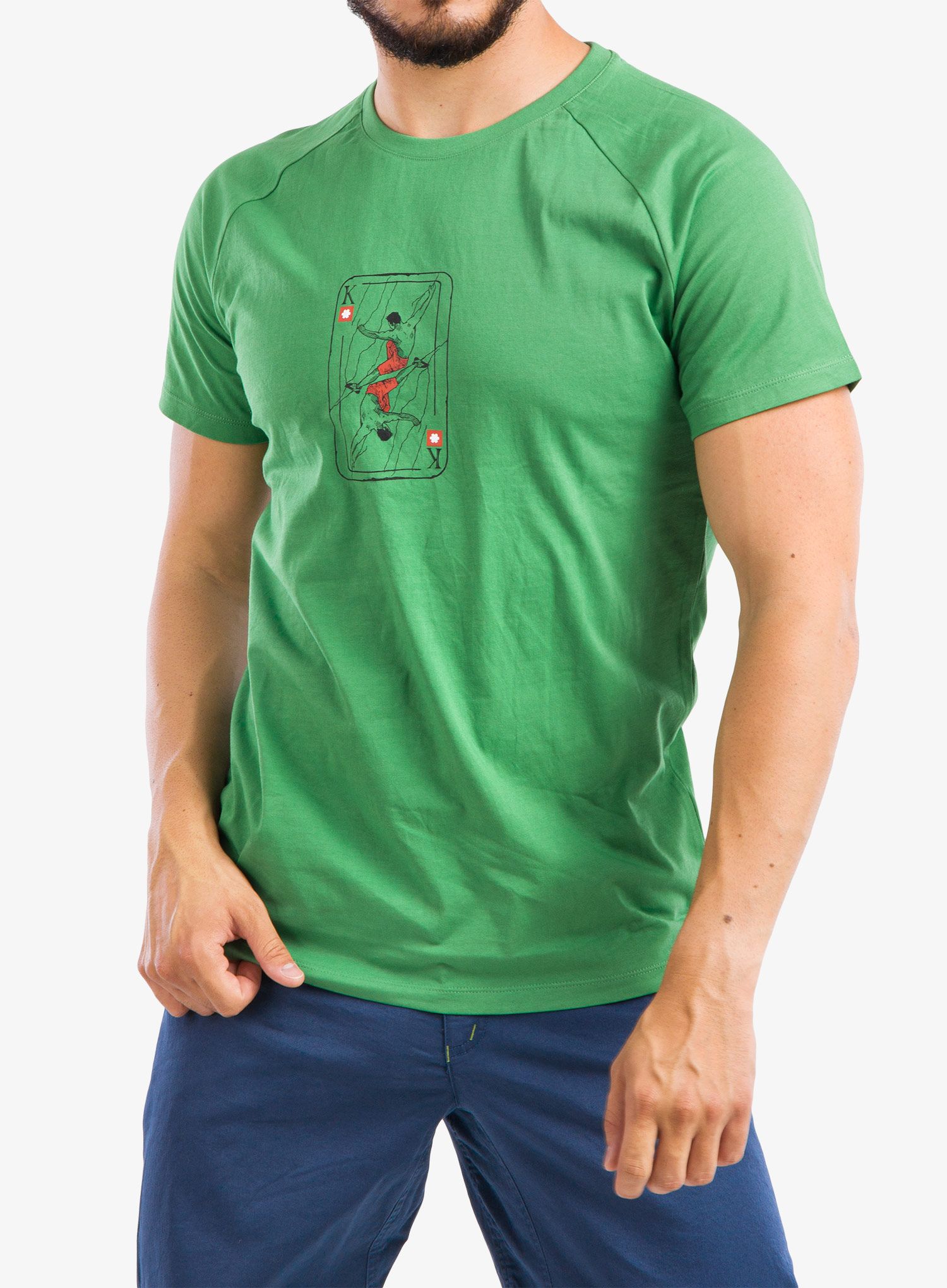 Футболка для скелелазіння Ocun Raglan T - green mint king