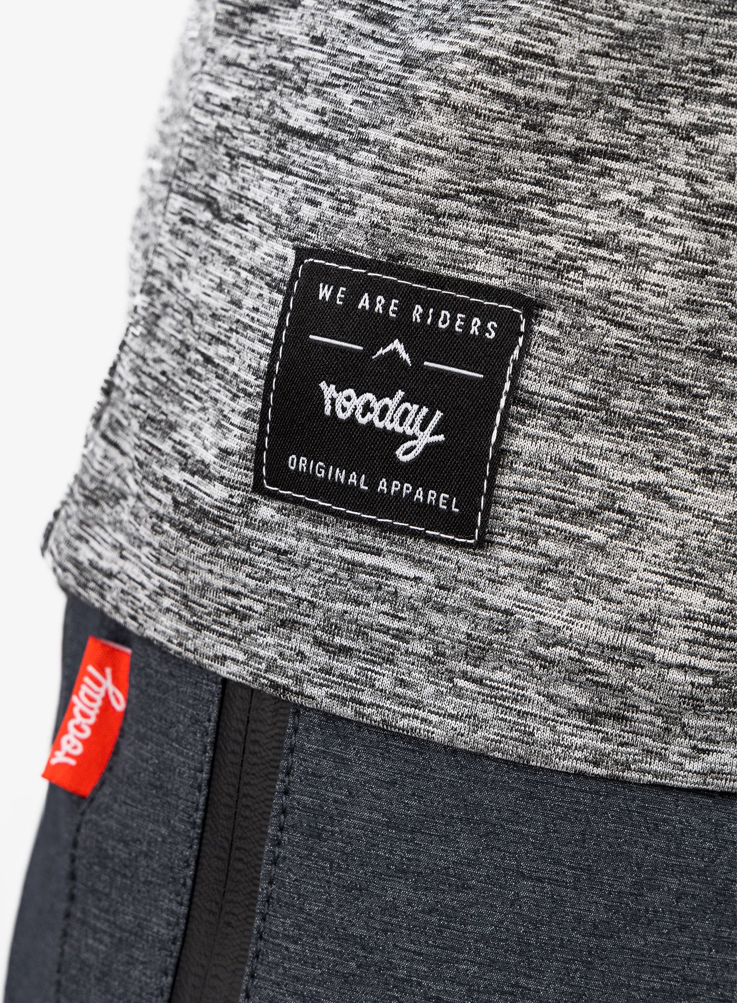 Футболка з довгими рукавами Rocday Mount - melange/navy