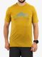Футболка з принтом Sensor Merino Air PT Explore - mustard