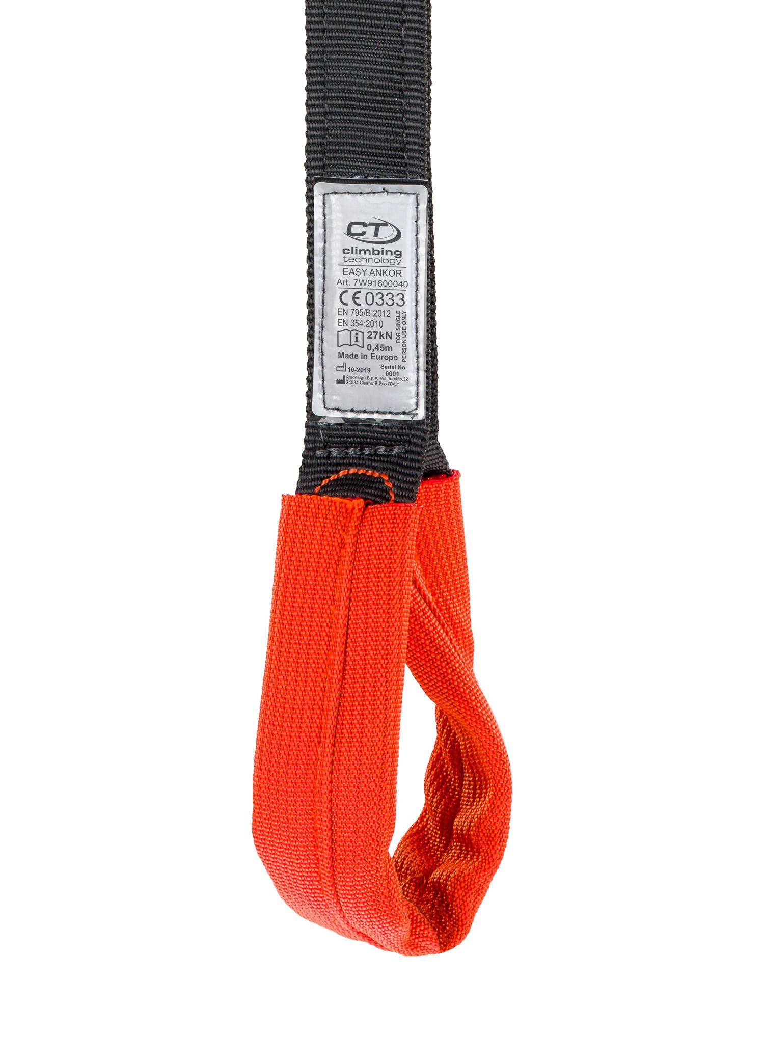 Зачіп стрічковий Climbing Technology/SKYLOTEC Easy Ankor 40cm - black