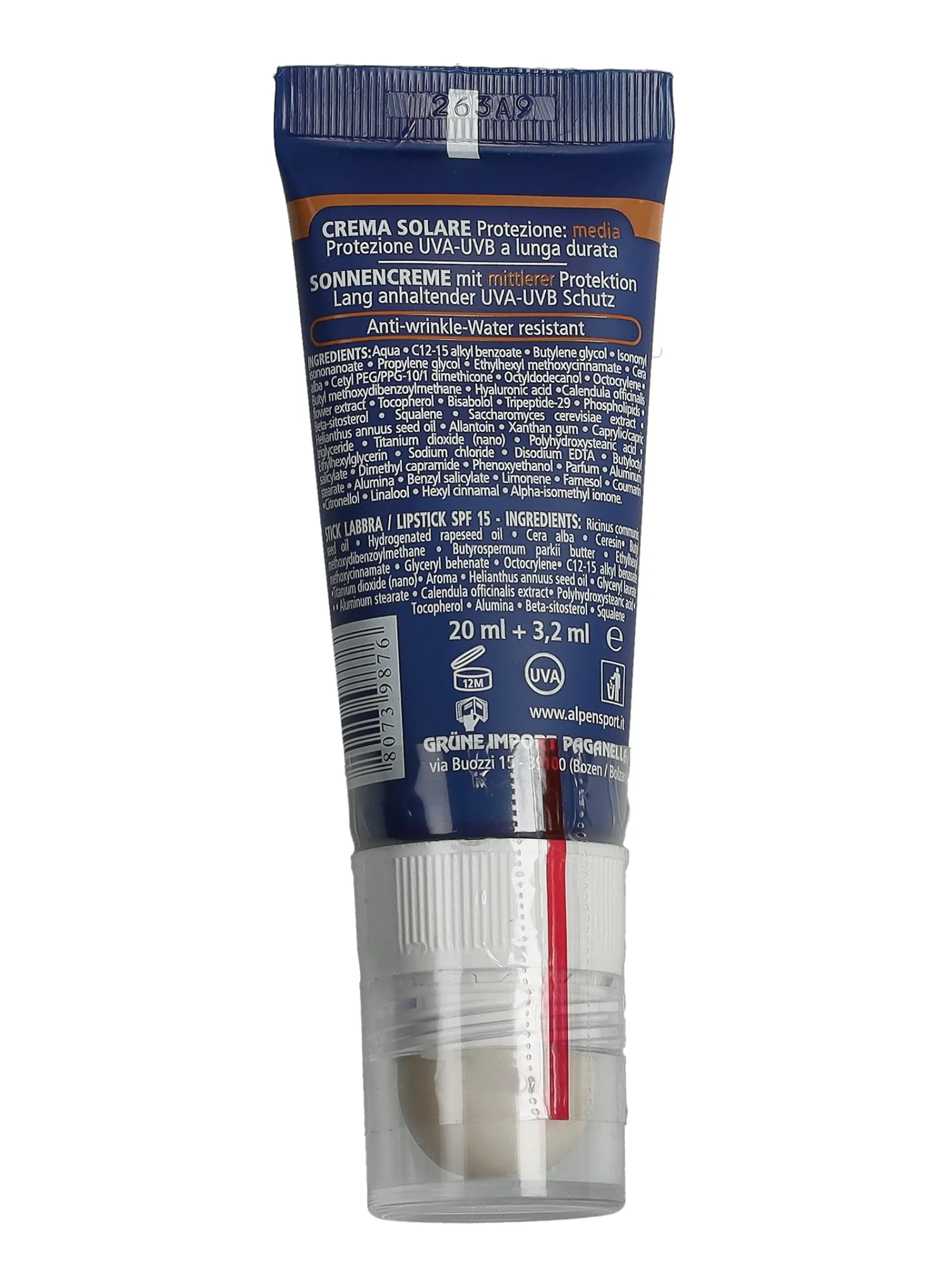 Крем з фільтром Alpen Sun Combi SPF 15 23,2 ml